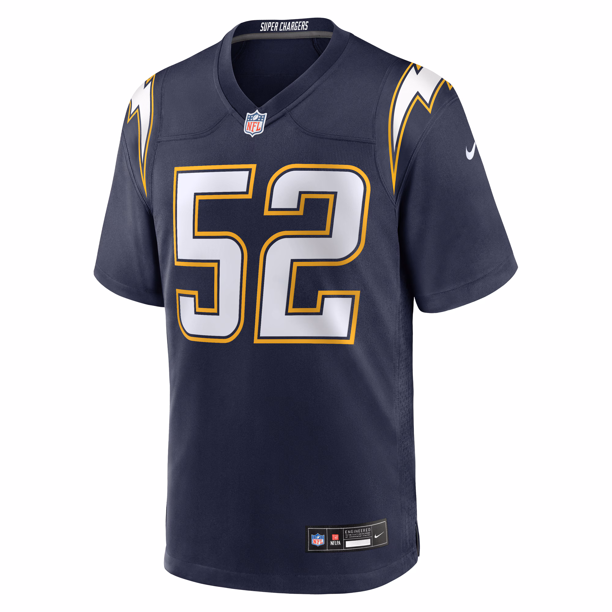 Khalil Mack Los Angeles Chargers Nike Alternate Super Chargers Game Player Jersey - Navy
