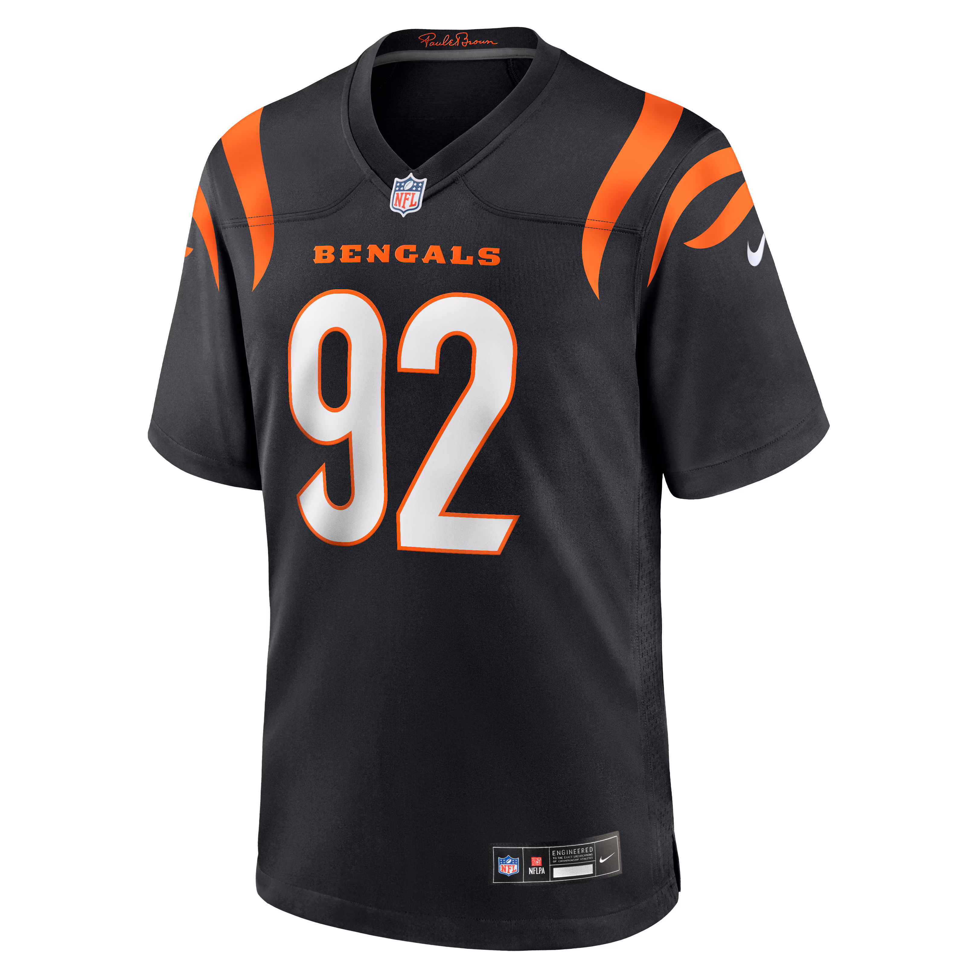 B.J. Hill Cincinnati Bengals Nike Game Jersey - Black