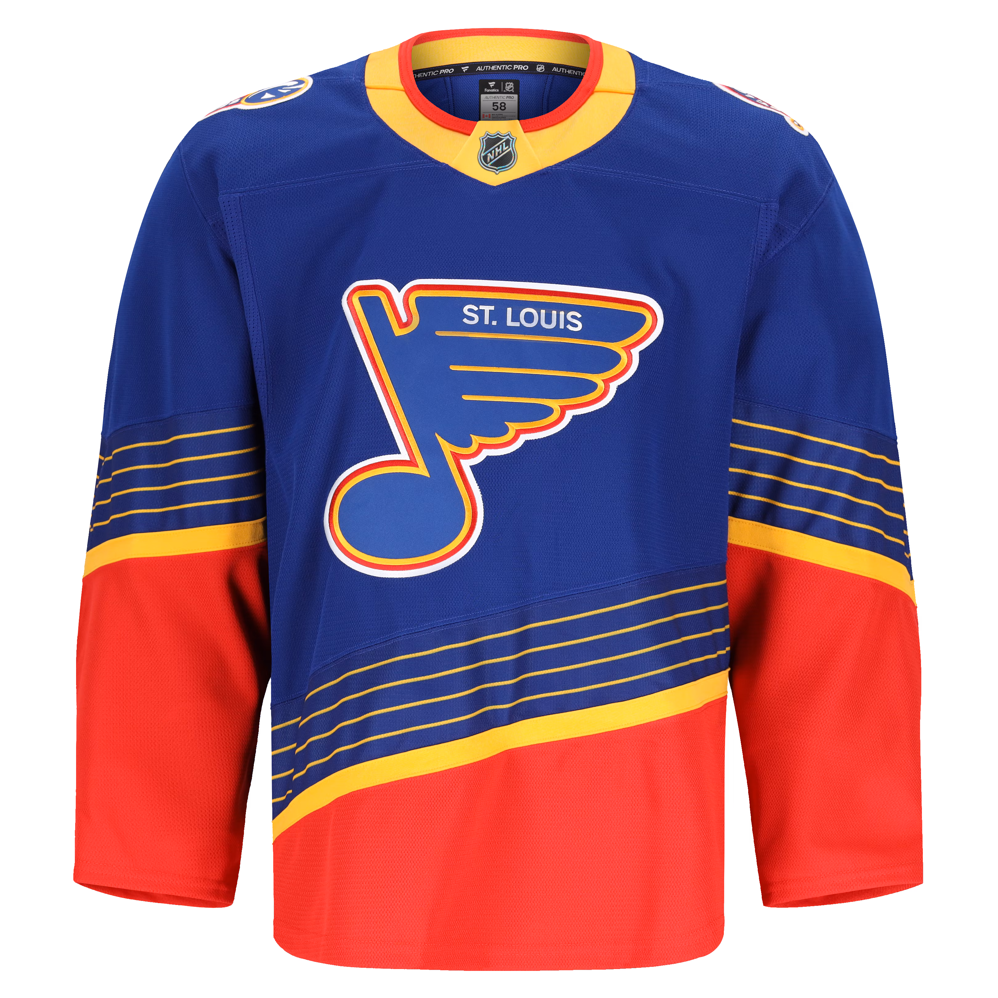 St. Louis Blues Fanatics Alternate 2 Authentic Pro Jersey - Blue