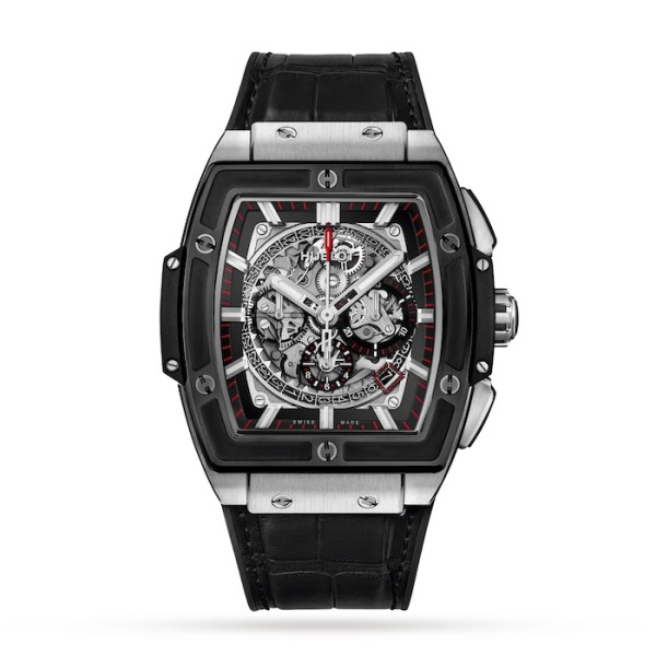 Spirit Of Big Bang Men Automatic Black Rubber Watch 601.NM.0173.RX