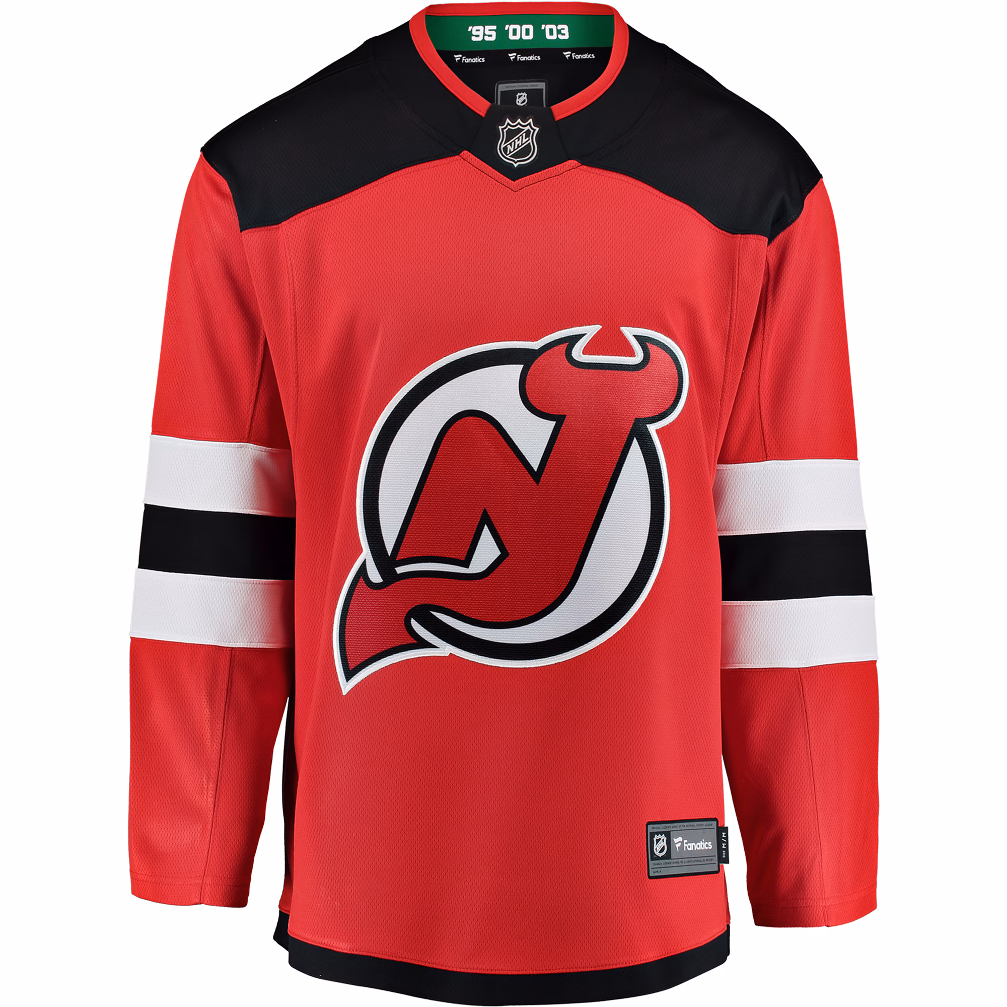 New Jersey Devils Fanatics Youth Breakaway Home Jersey - Red