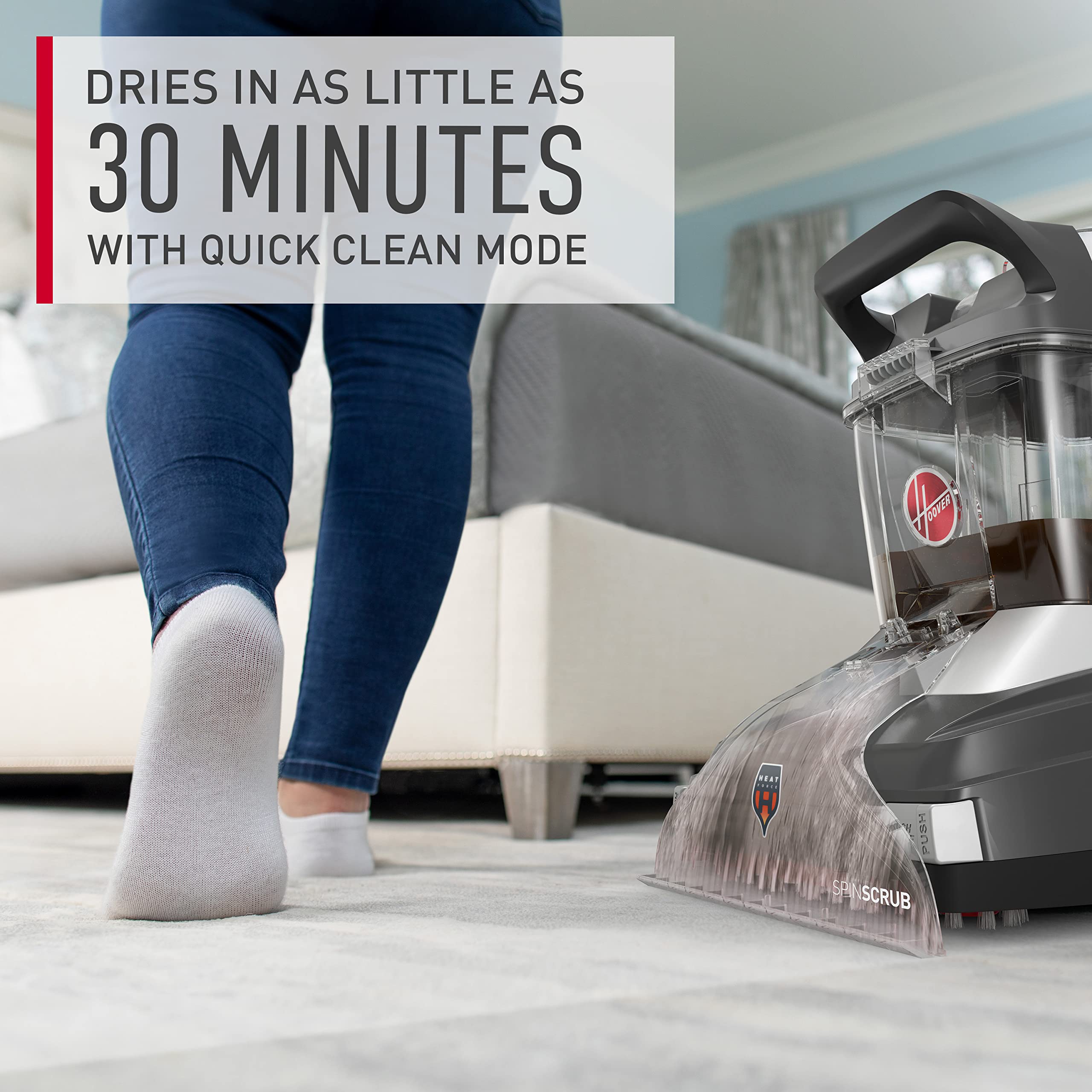 HOOVER Powerscrub XL Pet Carpet Cleaner - Upright Shampooer