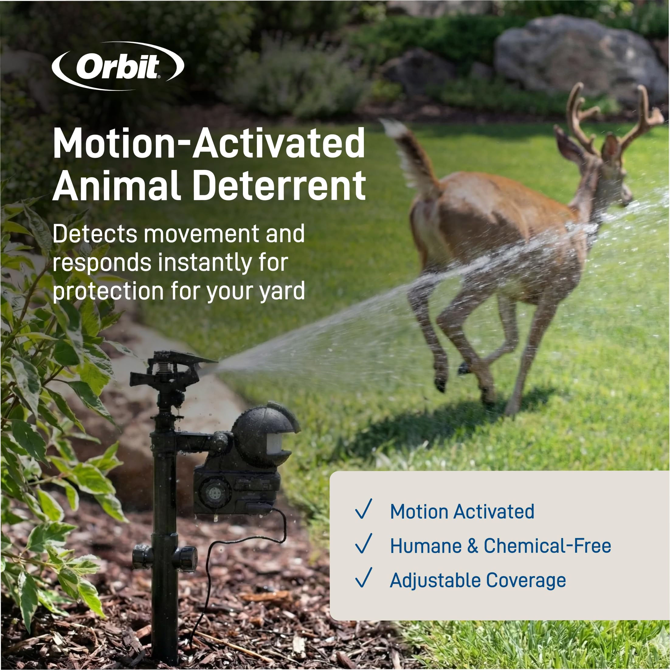 ORBIT Yard Enforcer Motion-Activated Sprinkler 62100