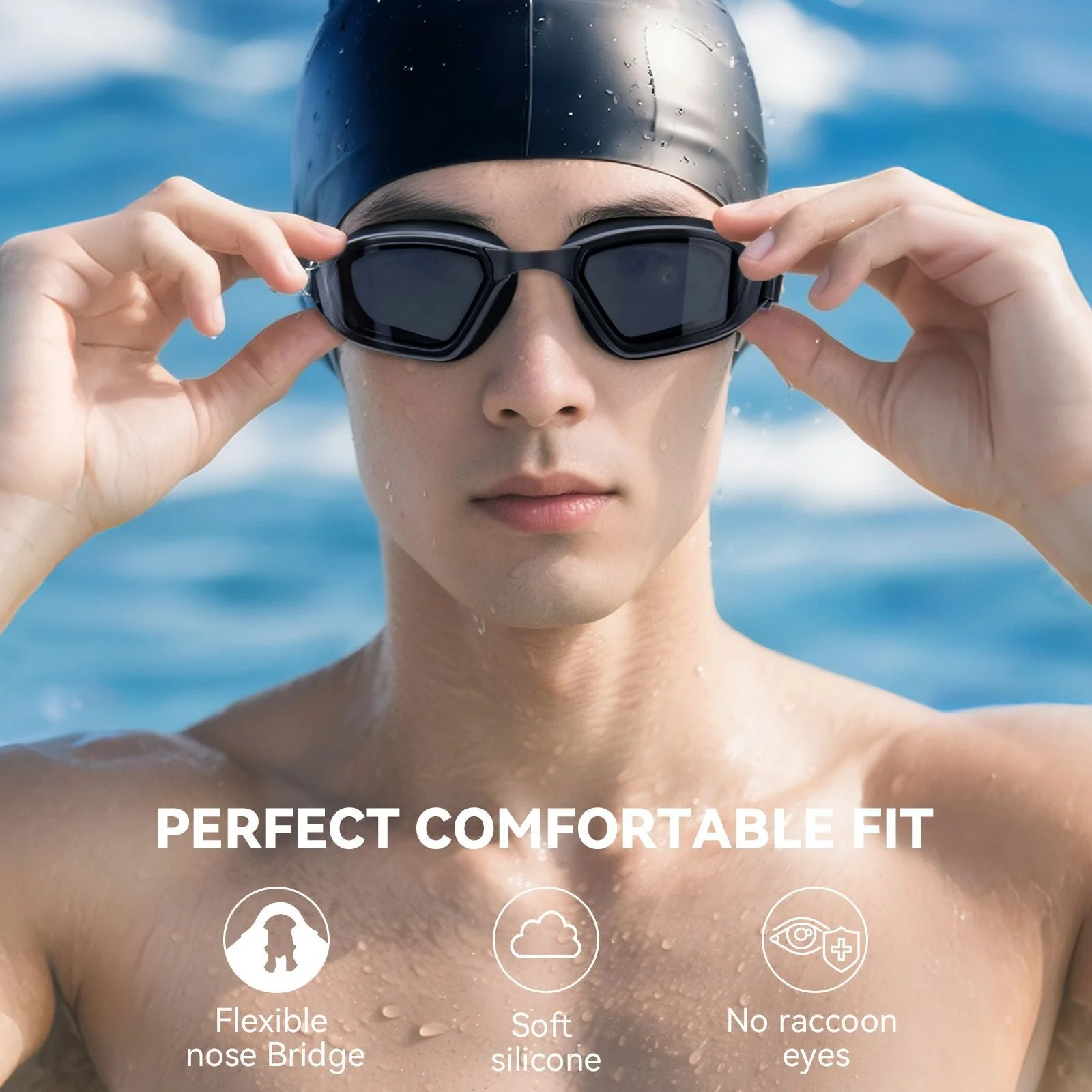 Universal Racing Goggles - HD Anti-Fog Replaceable Nose Bridge