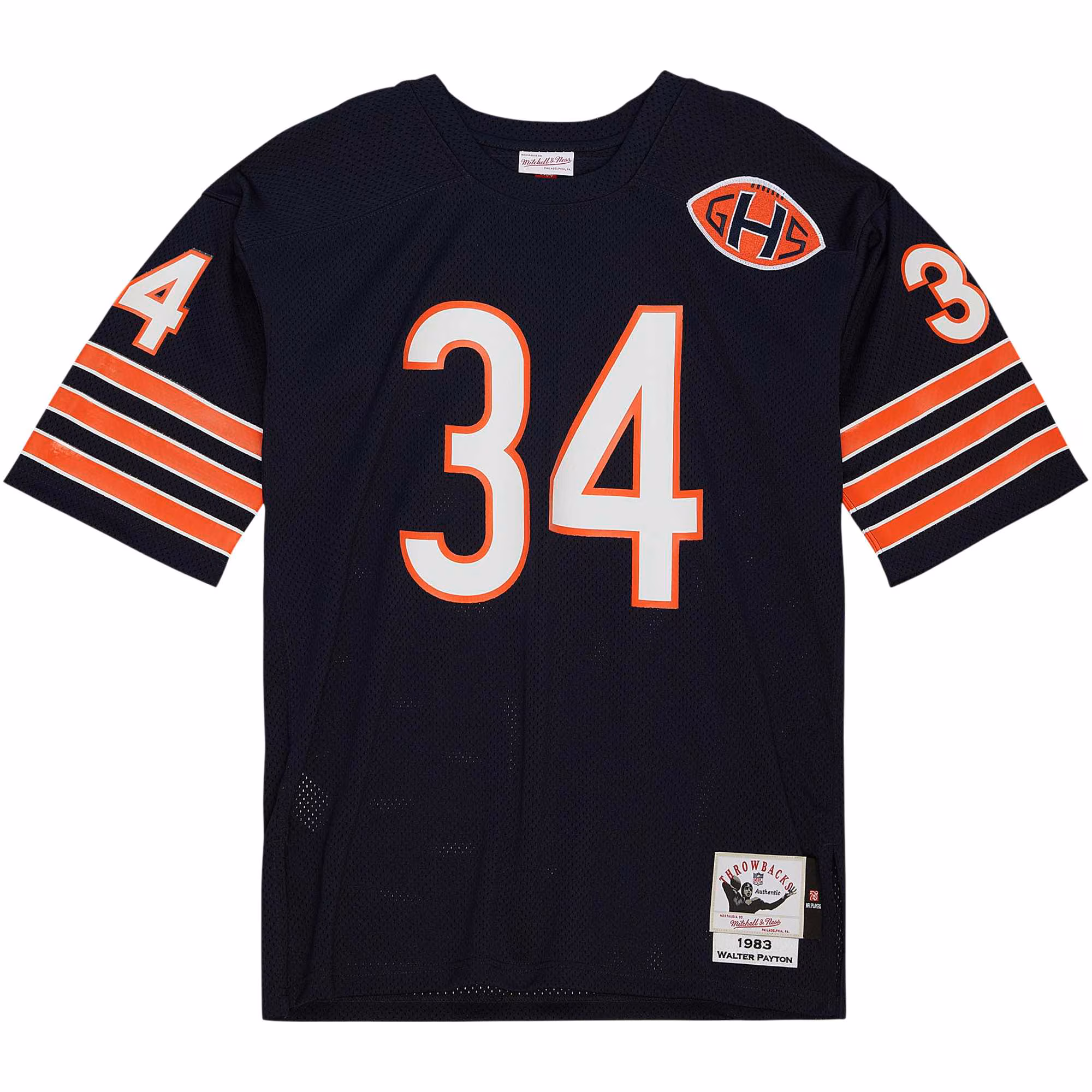 Walter Payton Chicago Bears 1983 Mitchell & Ness Authentic Throwback Retired Player Jersey - Navy