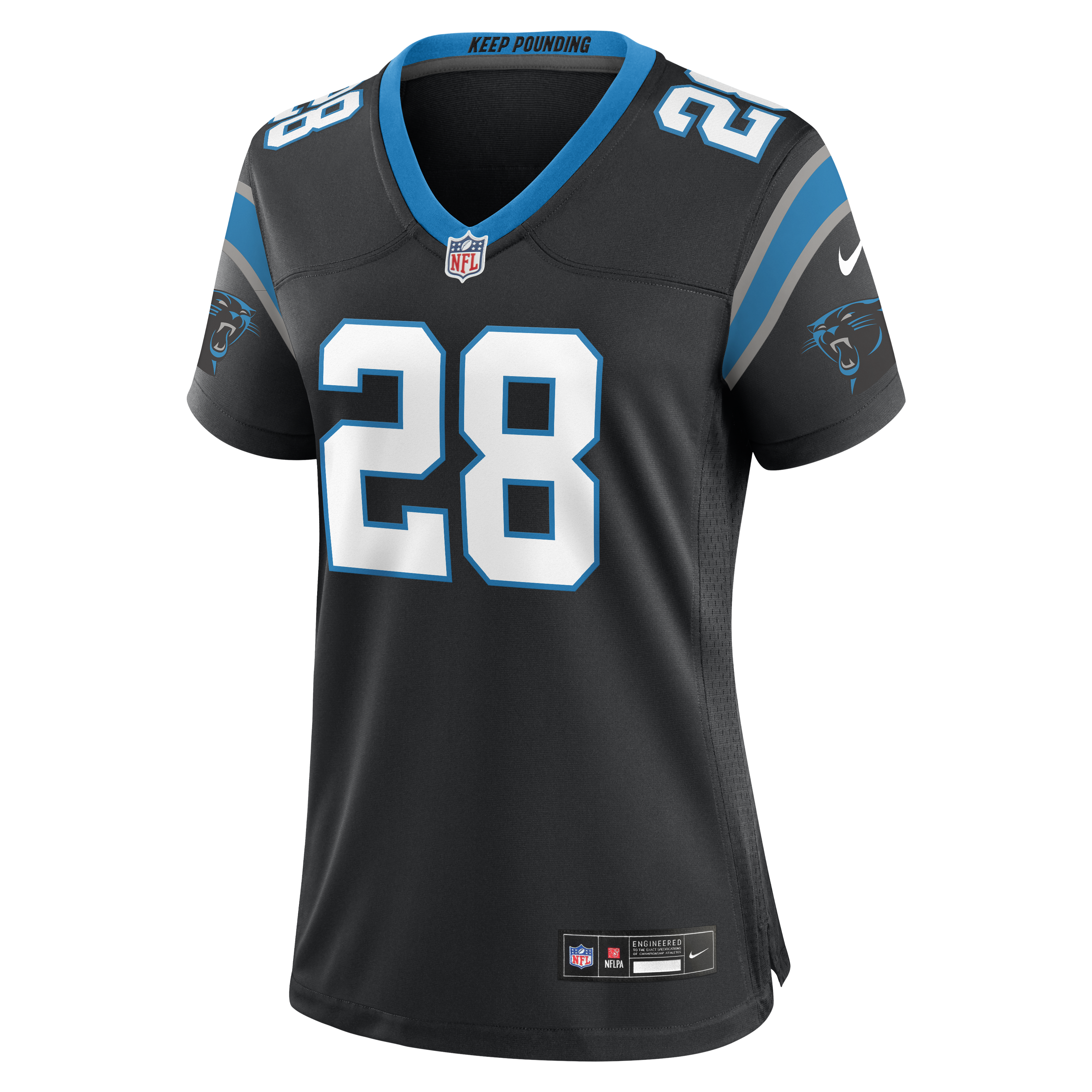 AJ Dillon Carolina Panthers Nike Women's Team Game Jersey -  Black