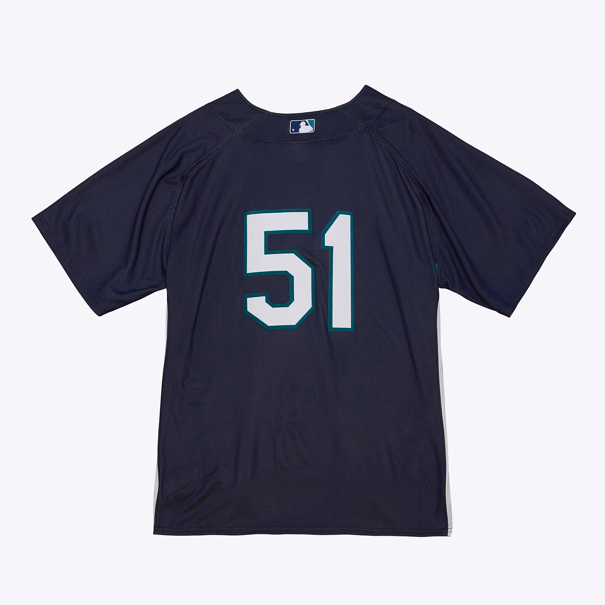 Ichiro Suzuki Seattle Mariners Mitchell & Ness Big & Tall Cooperstown Mesh Batting Practice Jersey - Navy