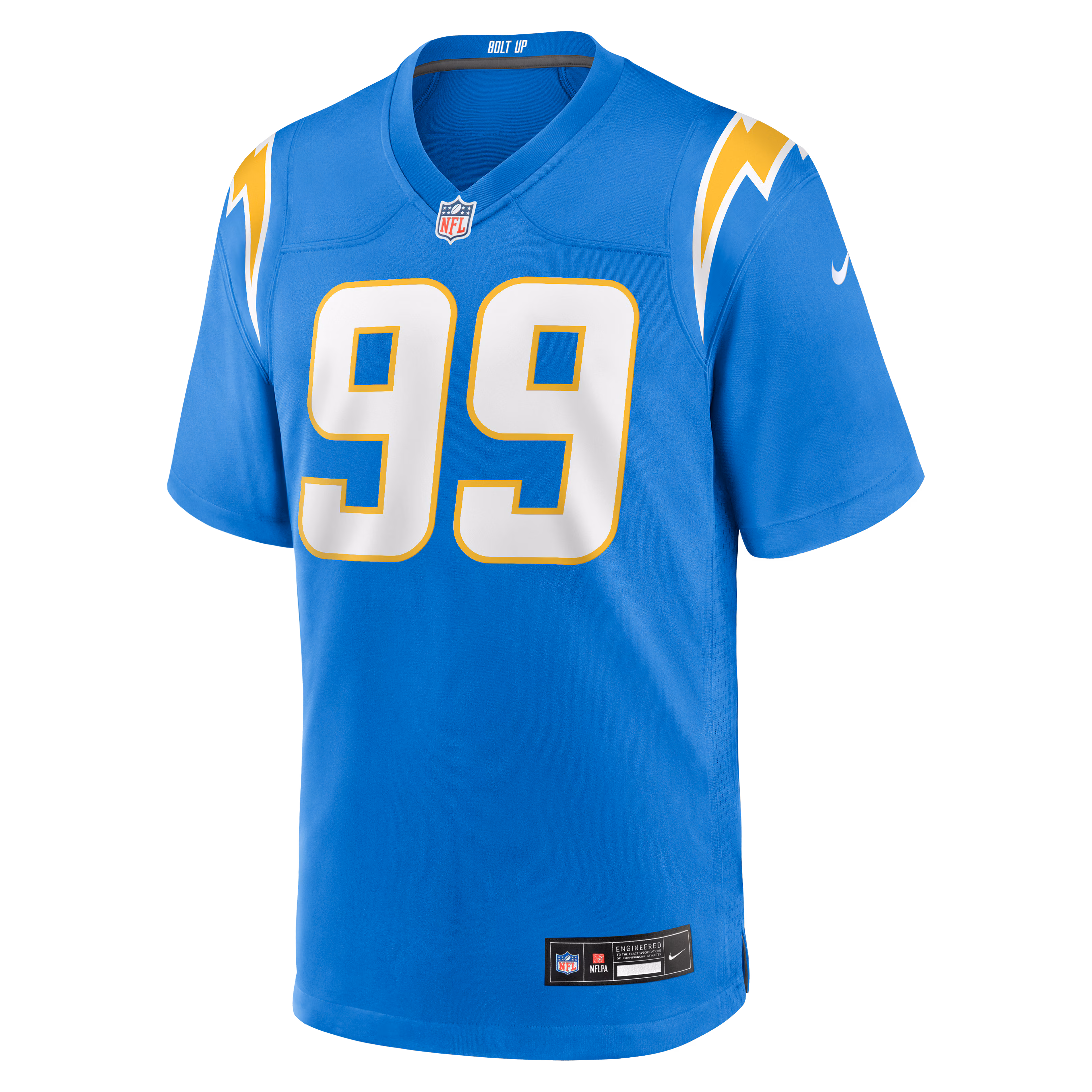 Jamaree Caldwell Los Angeles Chargers Nike Team Game Jersey -  Powder Blue