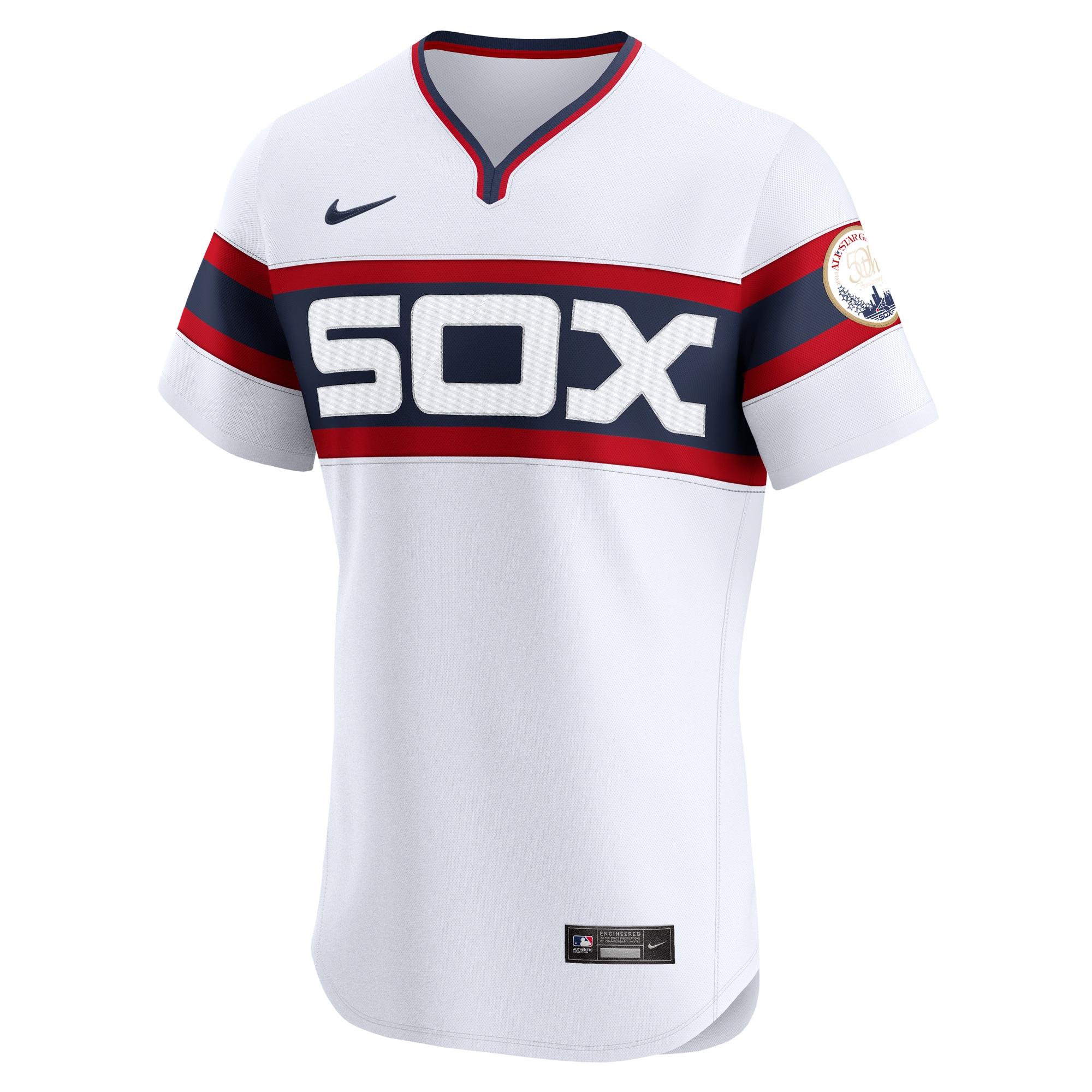 Chicago White Sox Nike Alternate Vapor Premier Elite Patch Jersey - White
