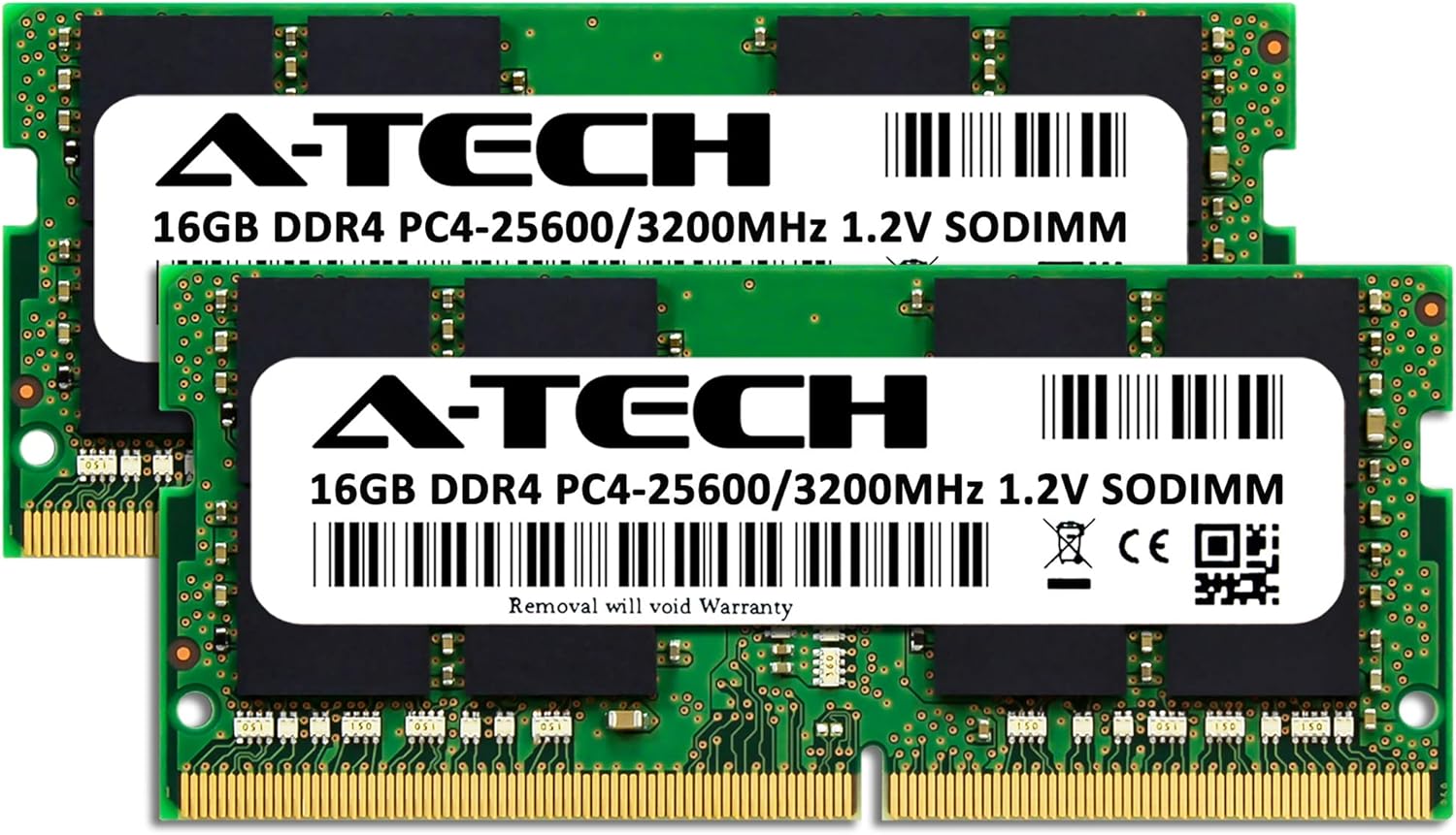 A-Tech 32GB (2x16GB) RAM for ASUS TUF Gaming F15/F17 | DDR4 3200MHz PC4-25600 Non ECC SO-DIMM 1.2V - Laptop & Notebook Memory Upgrade Kit