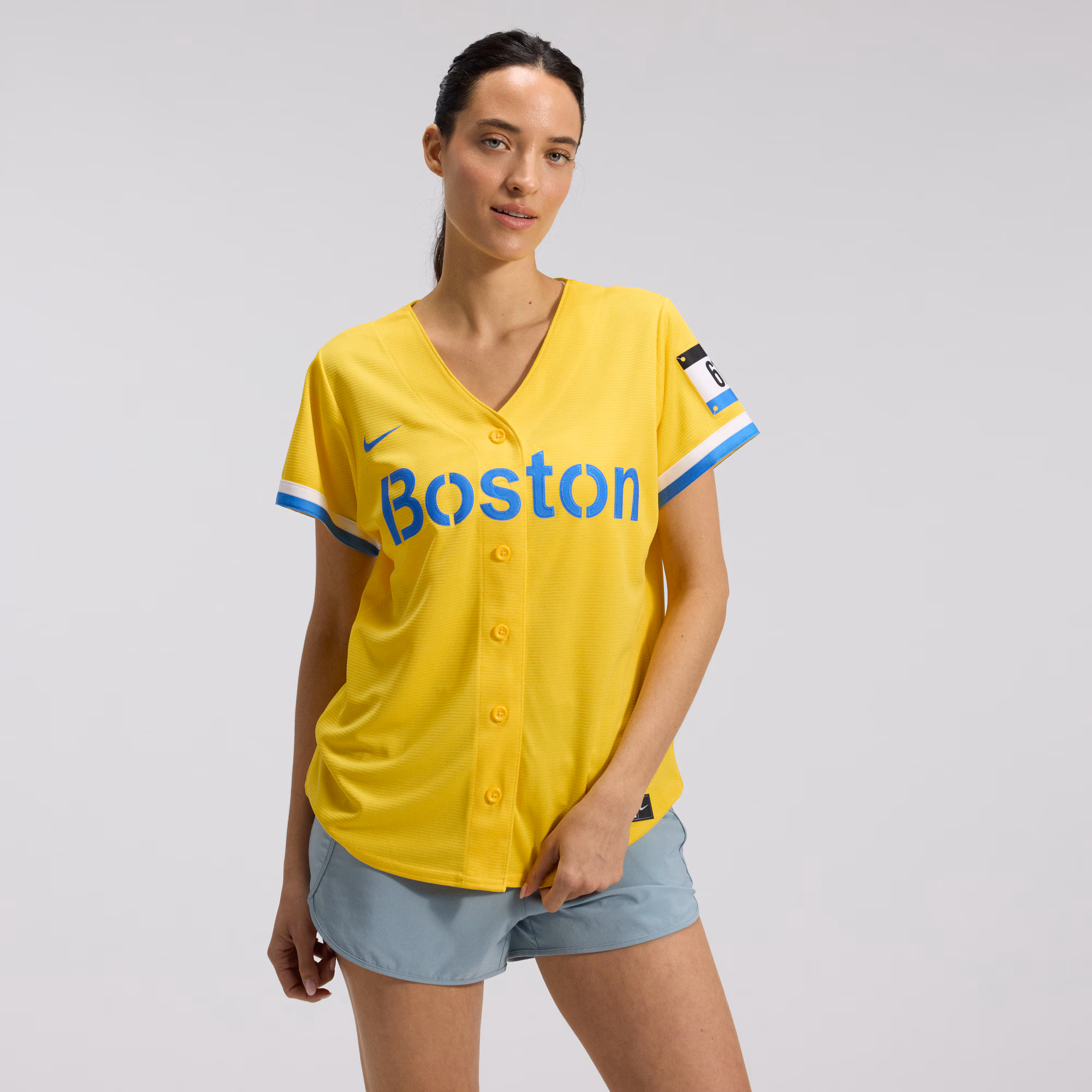David Ortiz Boston Red Sox Nike Women's City Connect Replica Player Jersey - Gold