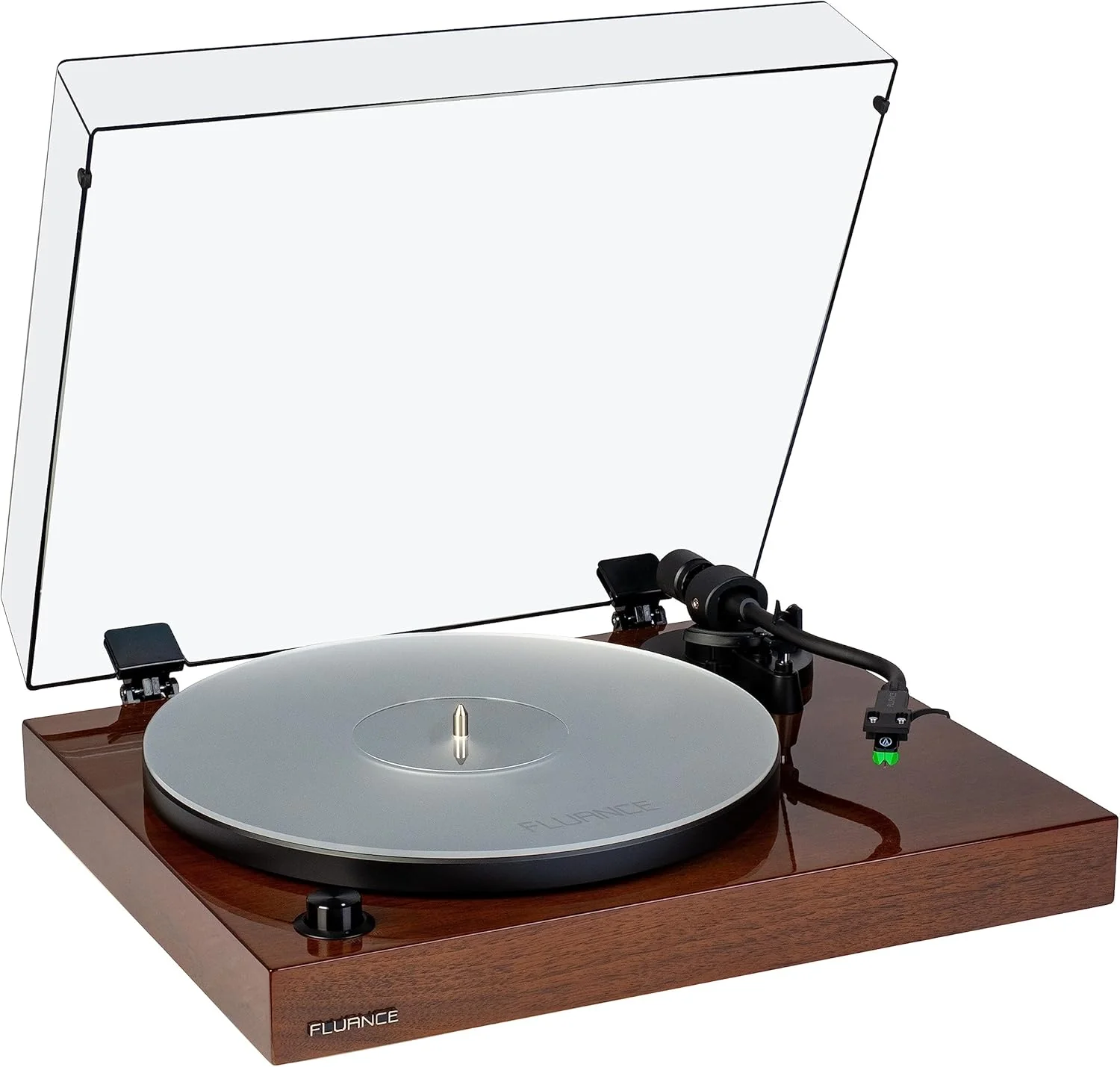 Fluance RT81+ Vinyl Turntable, VM95E Cartridge, Walnut