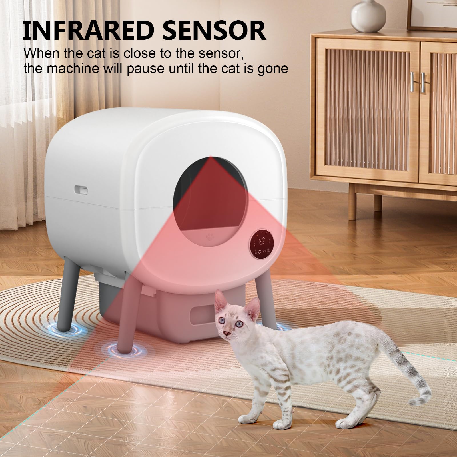 CUMRIGE Self Cleaning Litter Box - Automatic Large Capacity