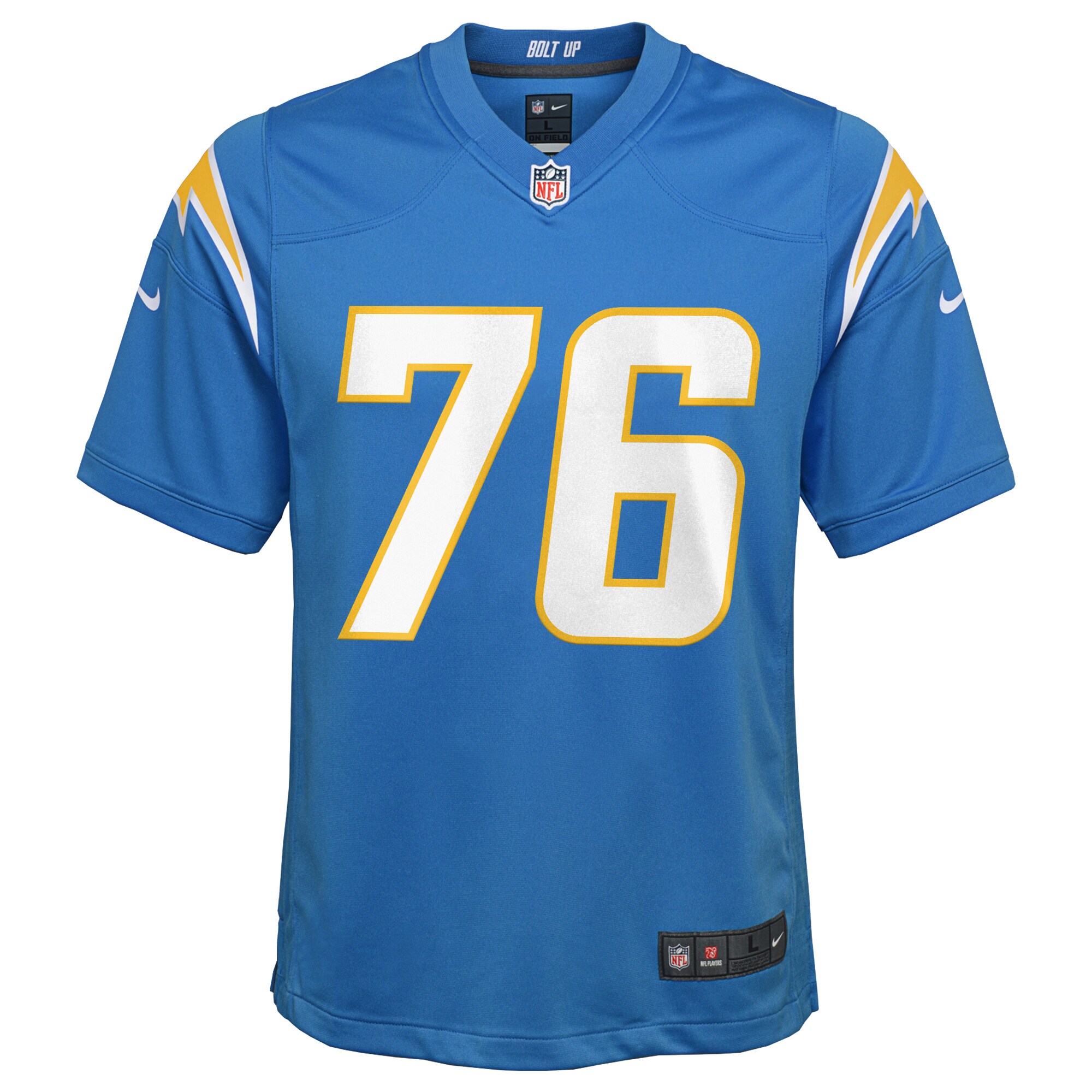 Joe Alt Los Angeles Chargers Nike Youth Game Jersey - Powder Blue