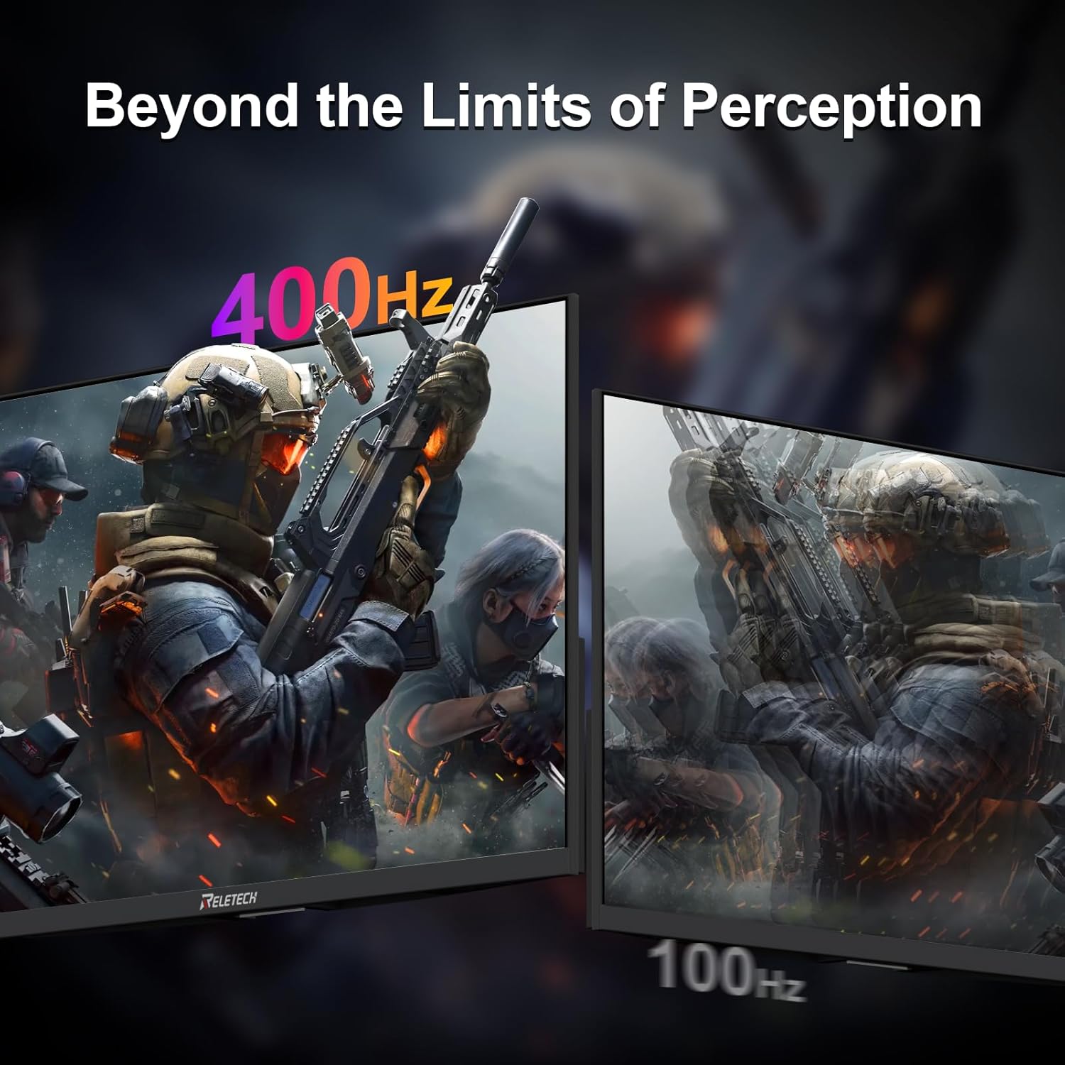 24.5 Inch 400Hz Gaming Monitor, FHD 1080P Computer Monitor,1MS, Fast IPS,FreeSync Compatible, HDR Supports 100% sRGB 2*DisplayPort & 2*HDMI, VESA75*75mm (GT25 Sniper)