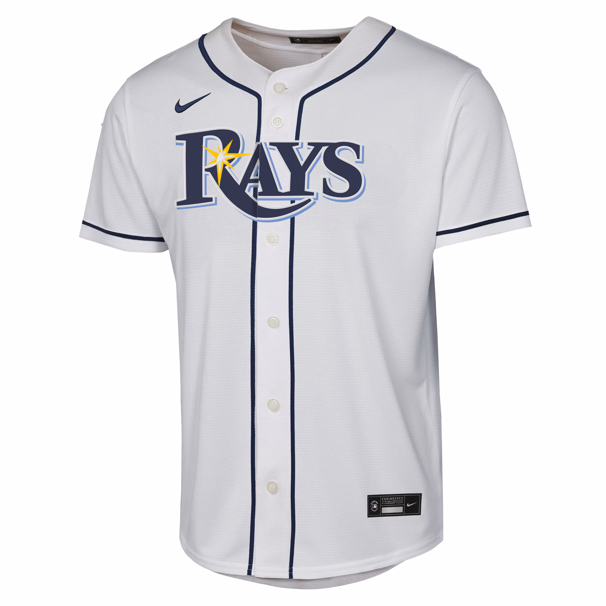 Junior Caminero Tampa Bay Rays Nike Youth Home Replica Player Jersey - White
