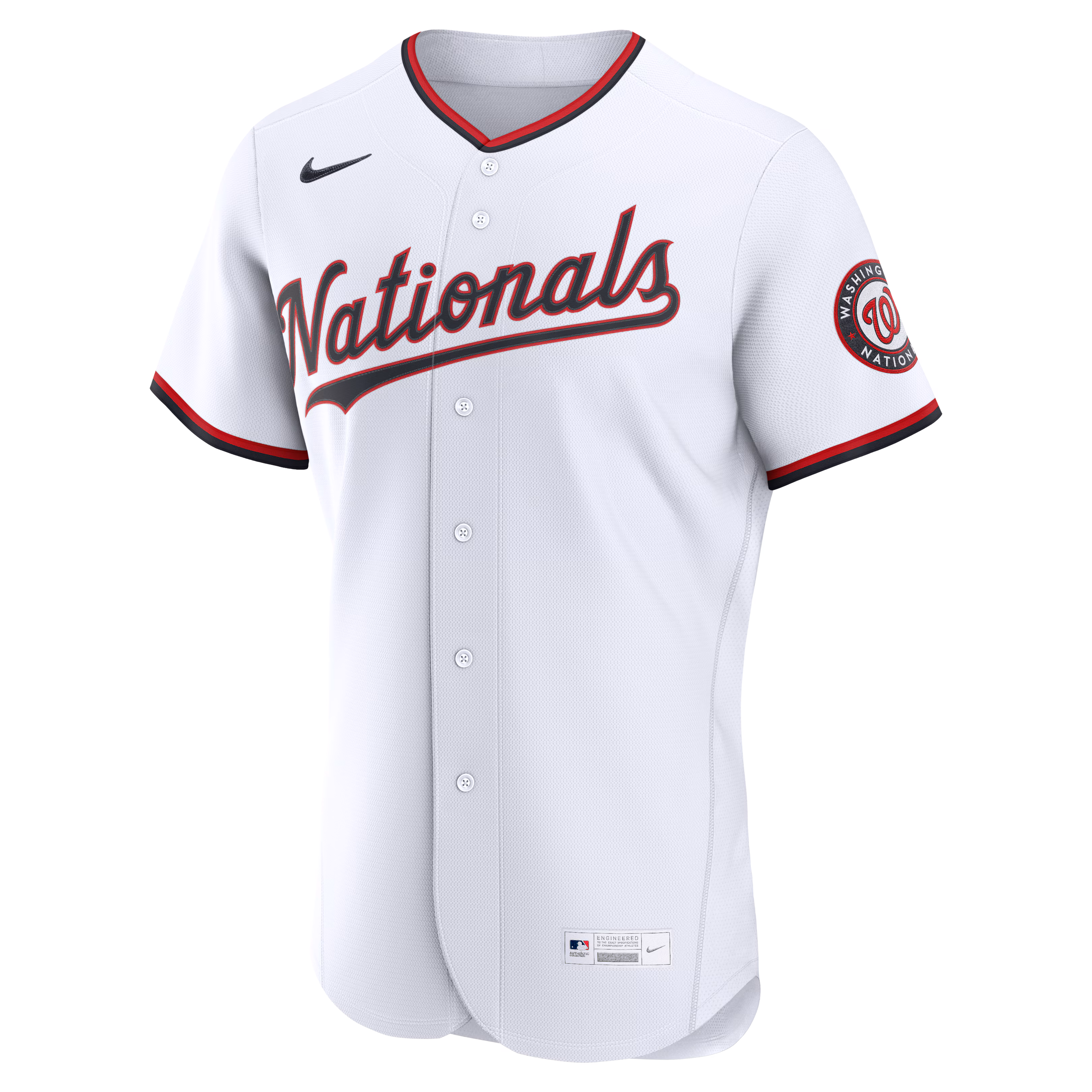 Washington Nationals Nike Home Authentic Jersey - White