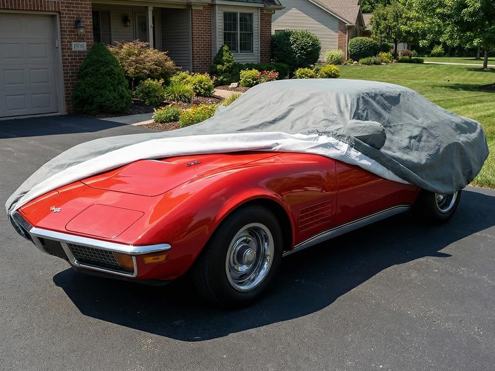 CarsCover Custom Fit C3 1968-1982 Chevy Corvette Car Cover 5 Layer Ultrashield