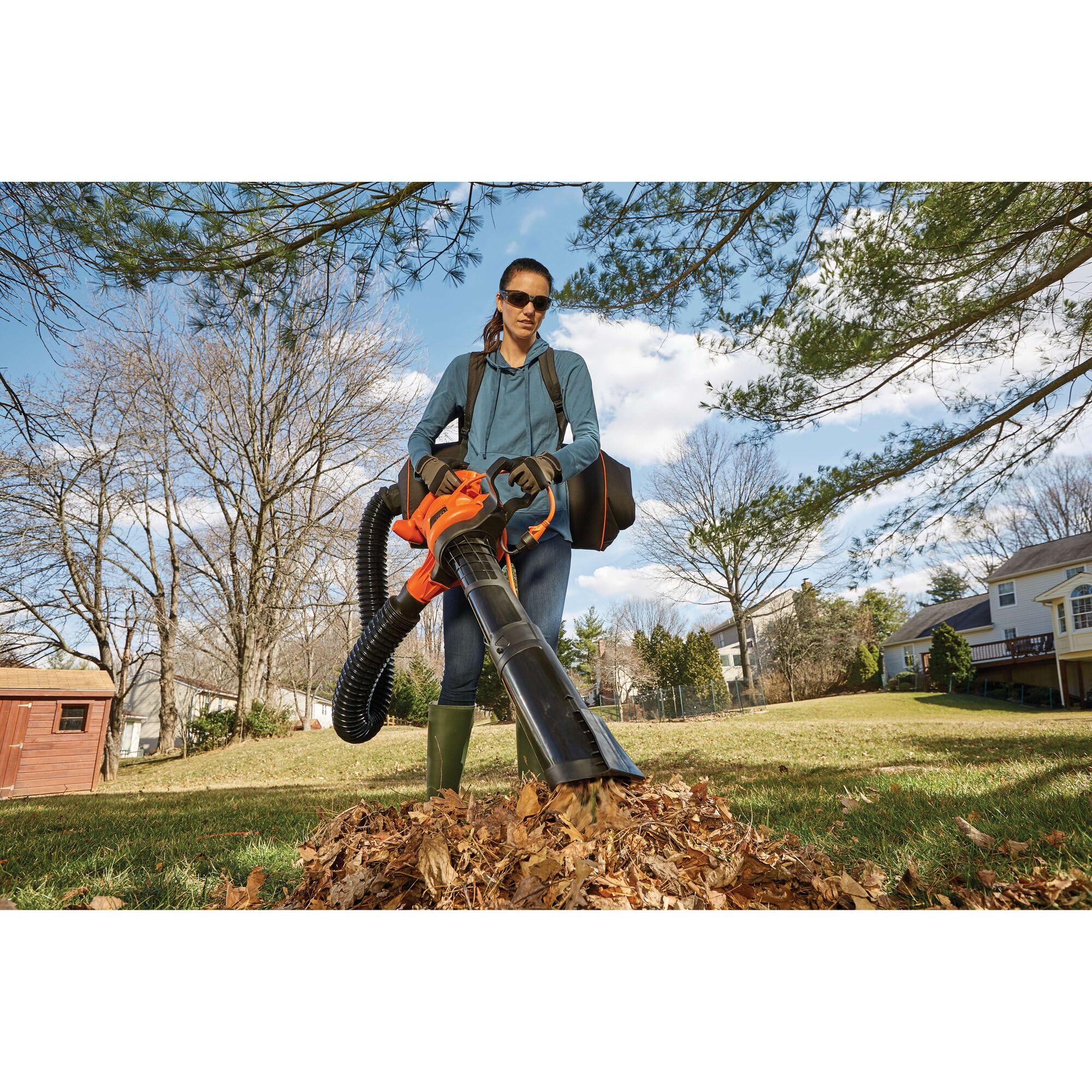 BLACK+DECKER BEBL7000 Leaf Blower, Vacuum & Mulcher 3-in-1