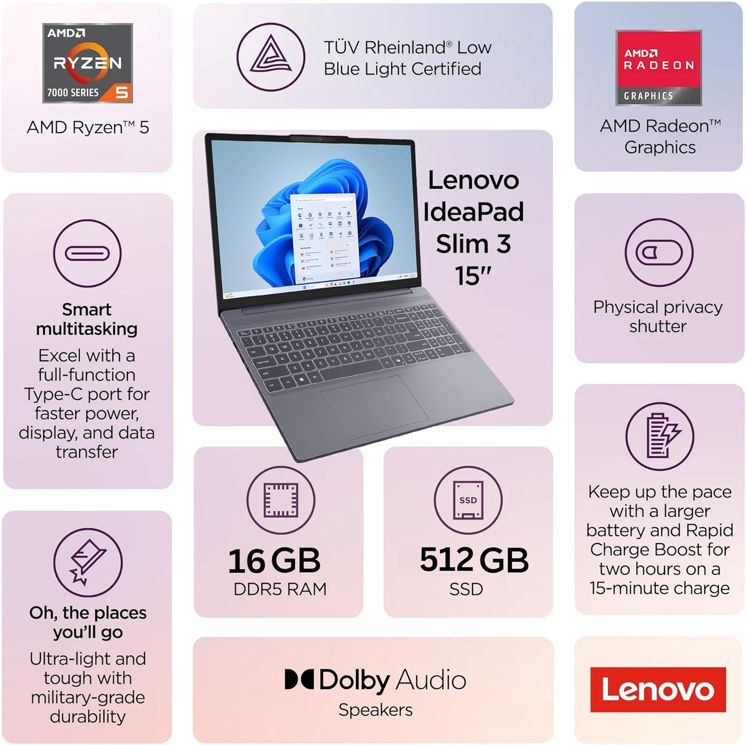 Lenovo Gaming Laptop, 15