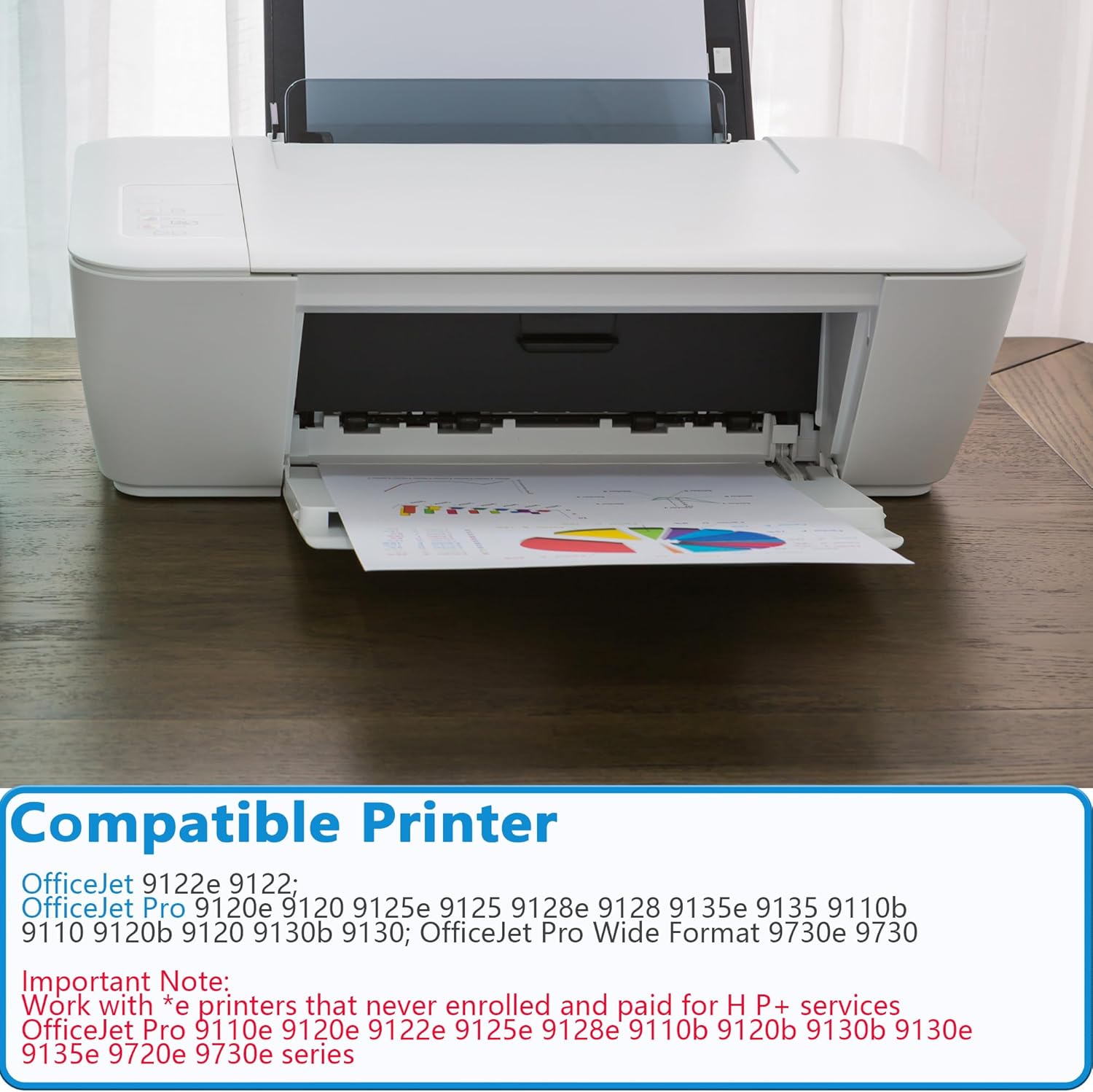 936e Ink Cartridges Compatible Replacement for HP 936 XL 936XL Combo Fit for OfficeJet 9122e Pro 9120 9120e 9125 9110b 9120b 9130b Wide Format 9730e 9730 Printer with V26.1.1 Chips ( CYMK, 4 Packs )