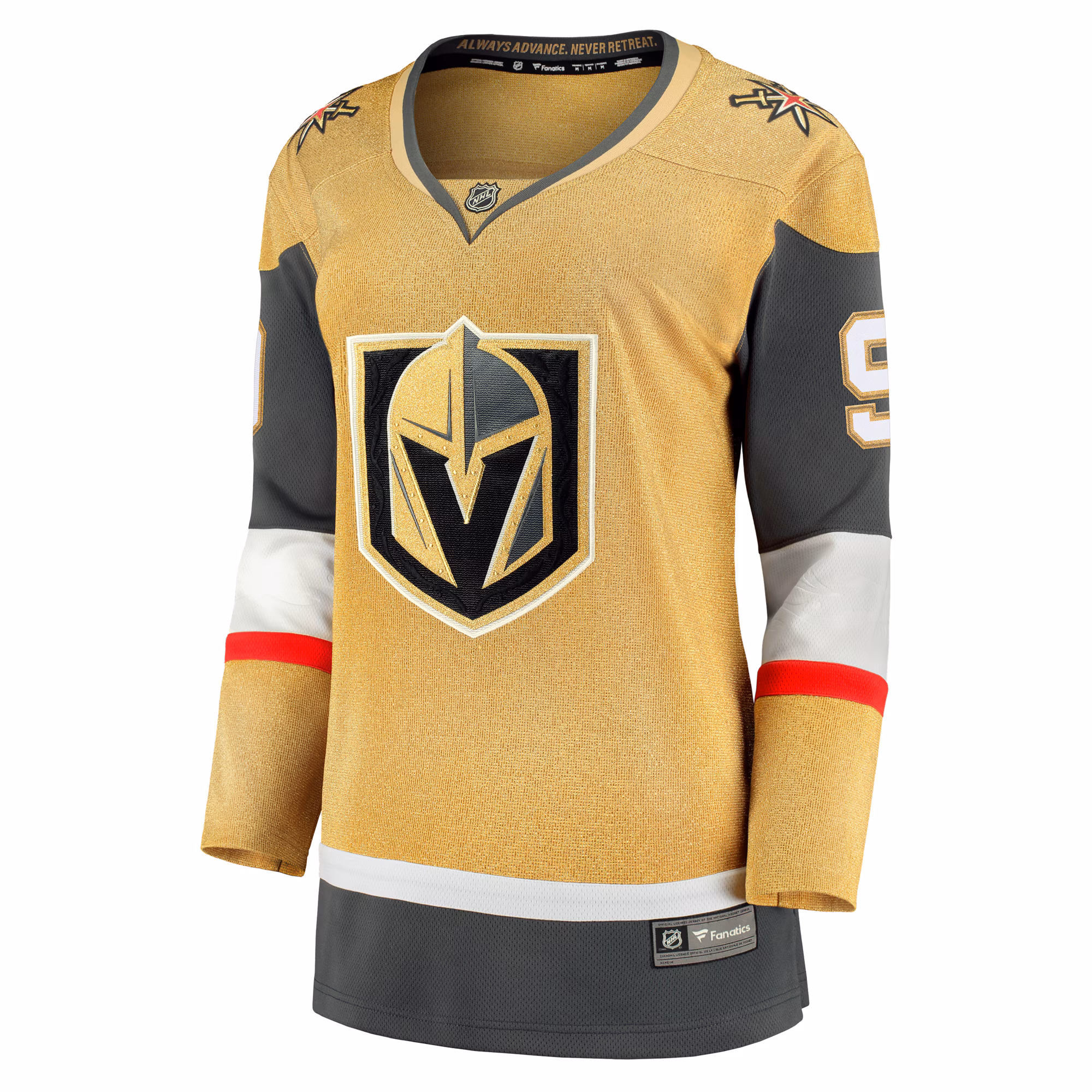 Jack Eichel Vegas Golden Knights Fanatics Women's Home Breakaway Player Jersey - Gold