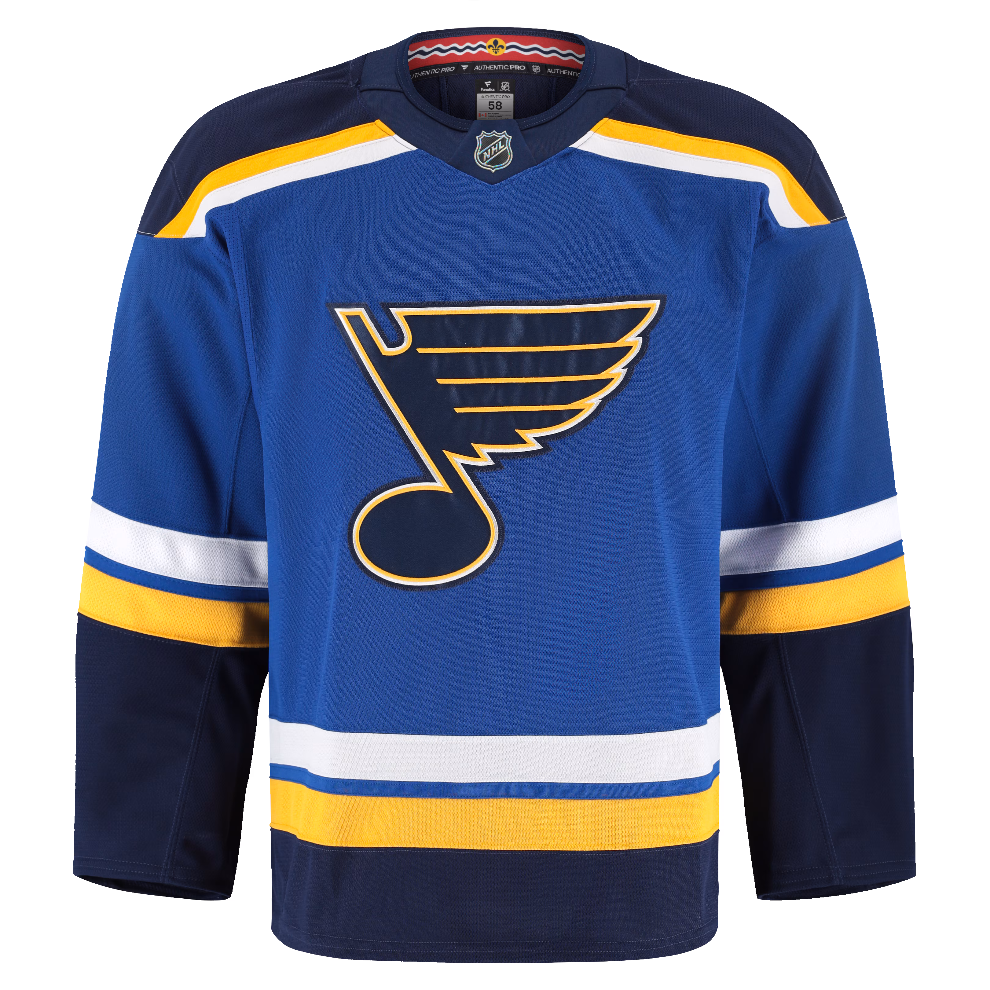 St. Louis Blues Fanatics Alternate Authentic Pro Jersey - Blue