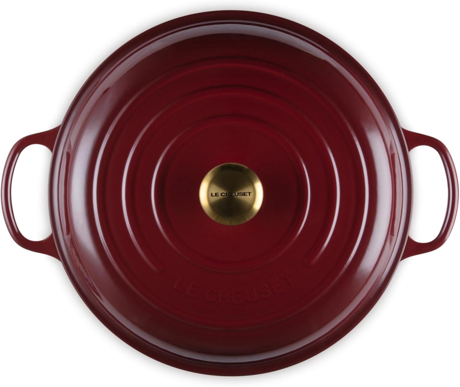 Le Creuset Enameled Cast Iron Signature Braiser, 3.5 qt., Garnet