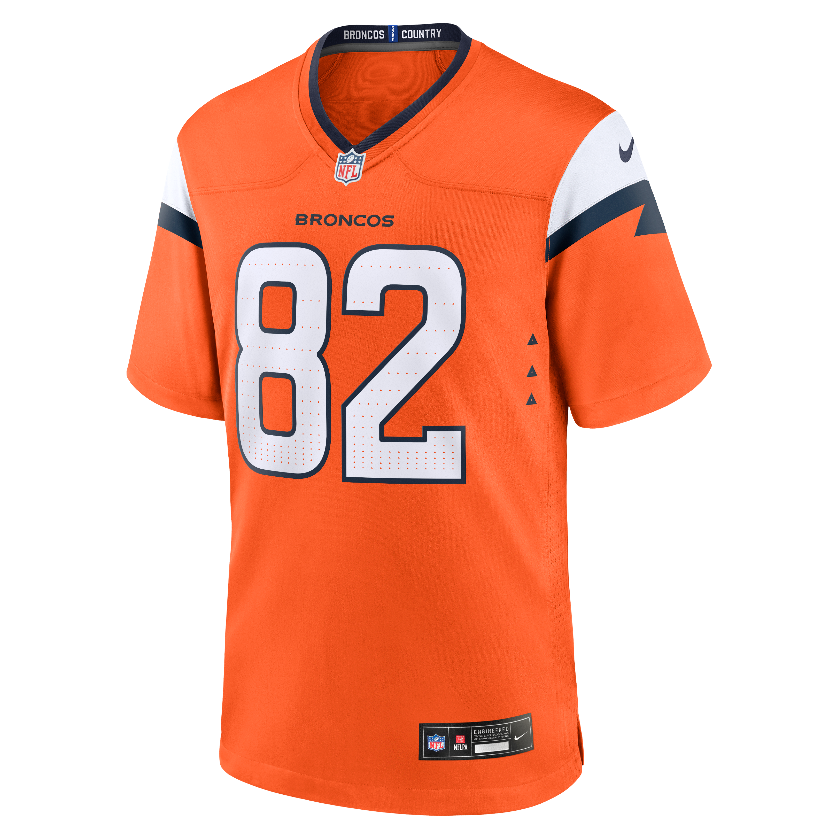 Adam Trautman Denver Broncos Nike Team Game Jersey -  Orange