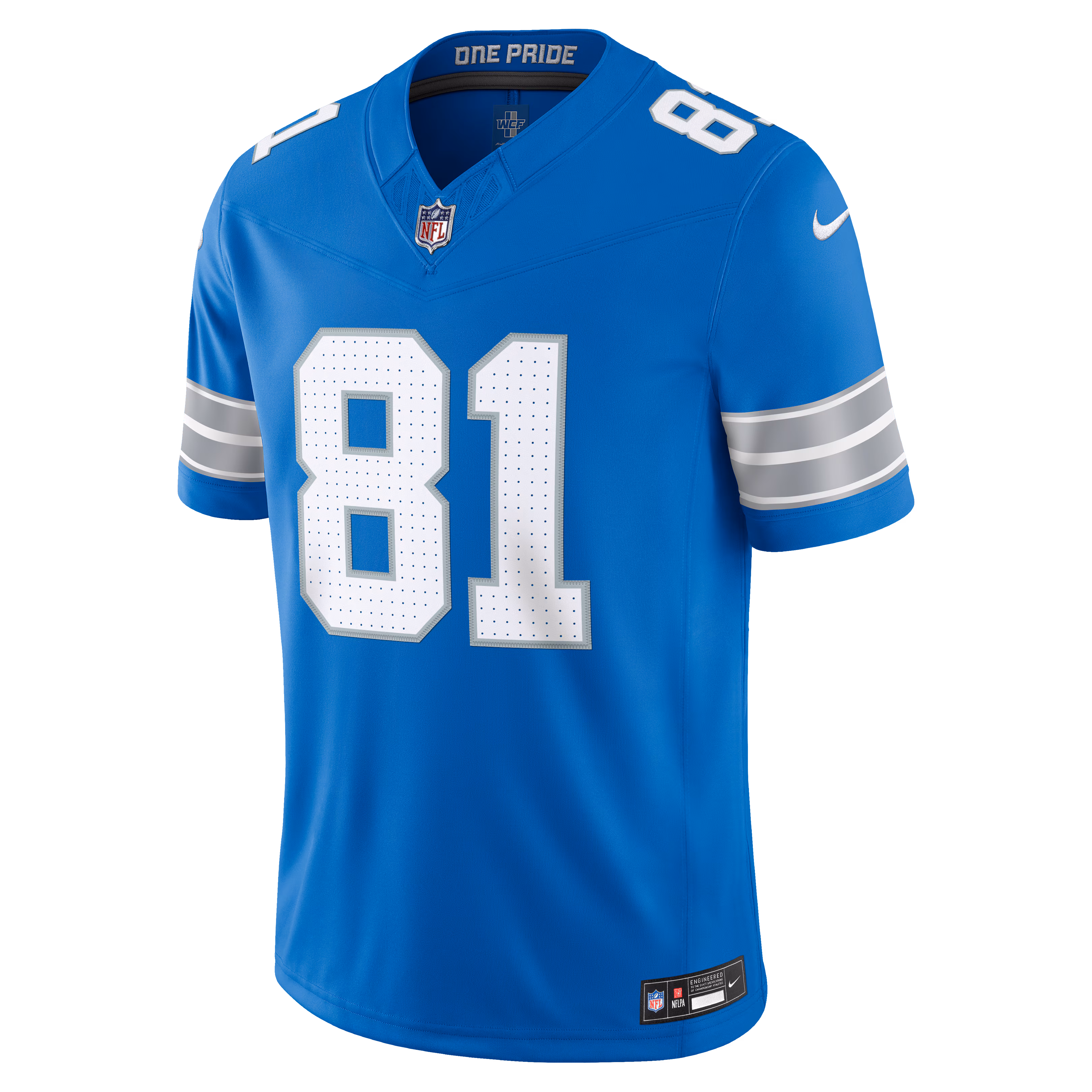 Calvin Johnson Detroit Lions Nike Vapor F.U.S.E. Stitched Retired Limited Jersey - Blue