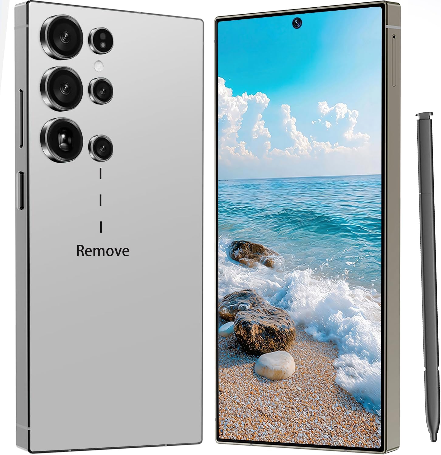I24 Ultra 5G Unlocked Phones 8+512GB Android13 Smartphone Battery 6800mAh 6.9