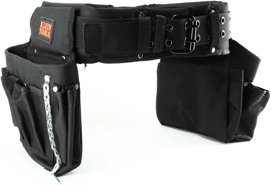 Klein Tools 55298H Electrician's Combo Belt and Pouches