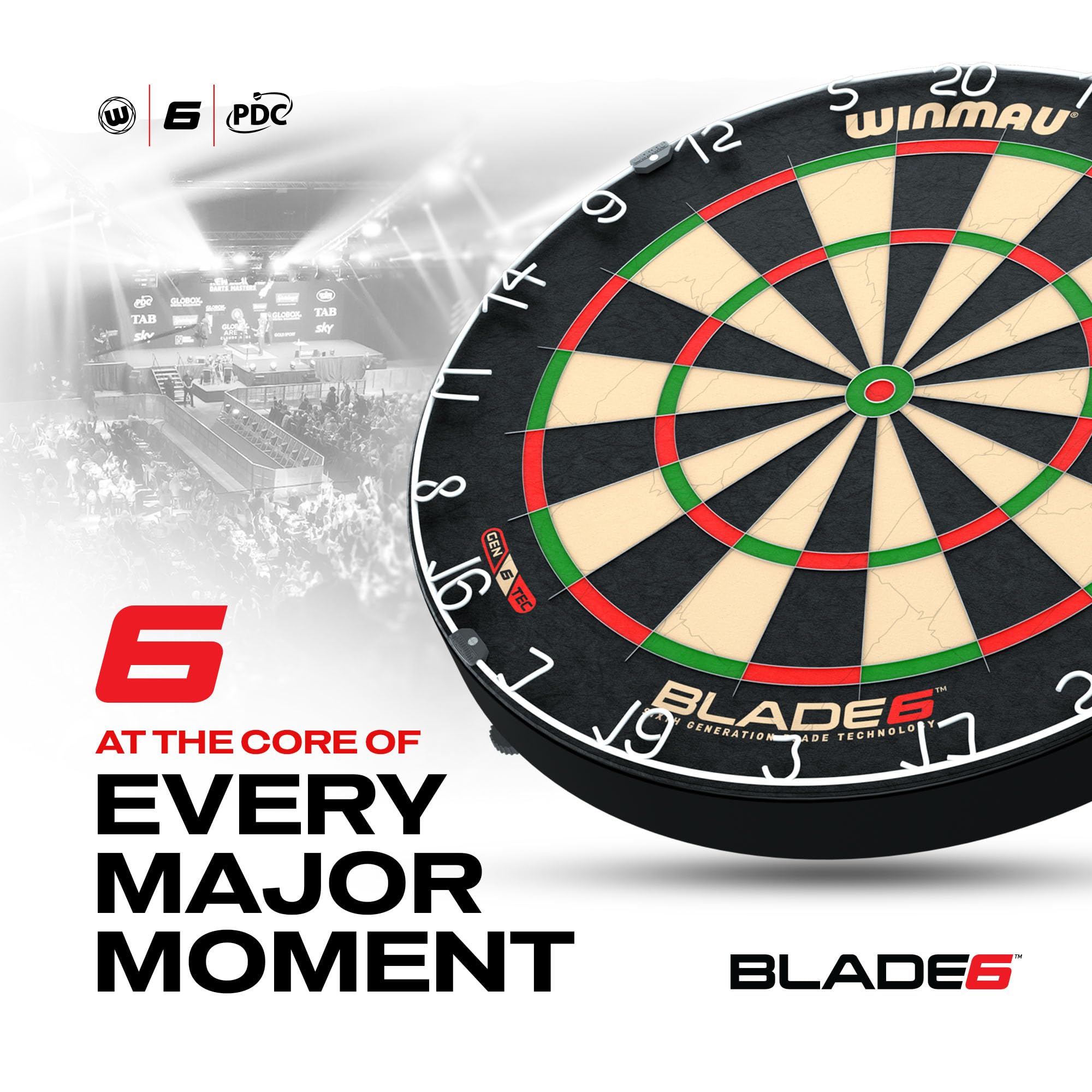 WINMAU Blade X & Blade 6 Series Professional Dartboard