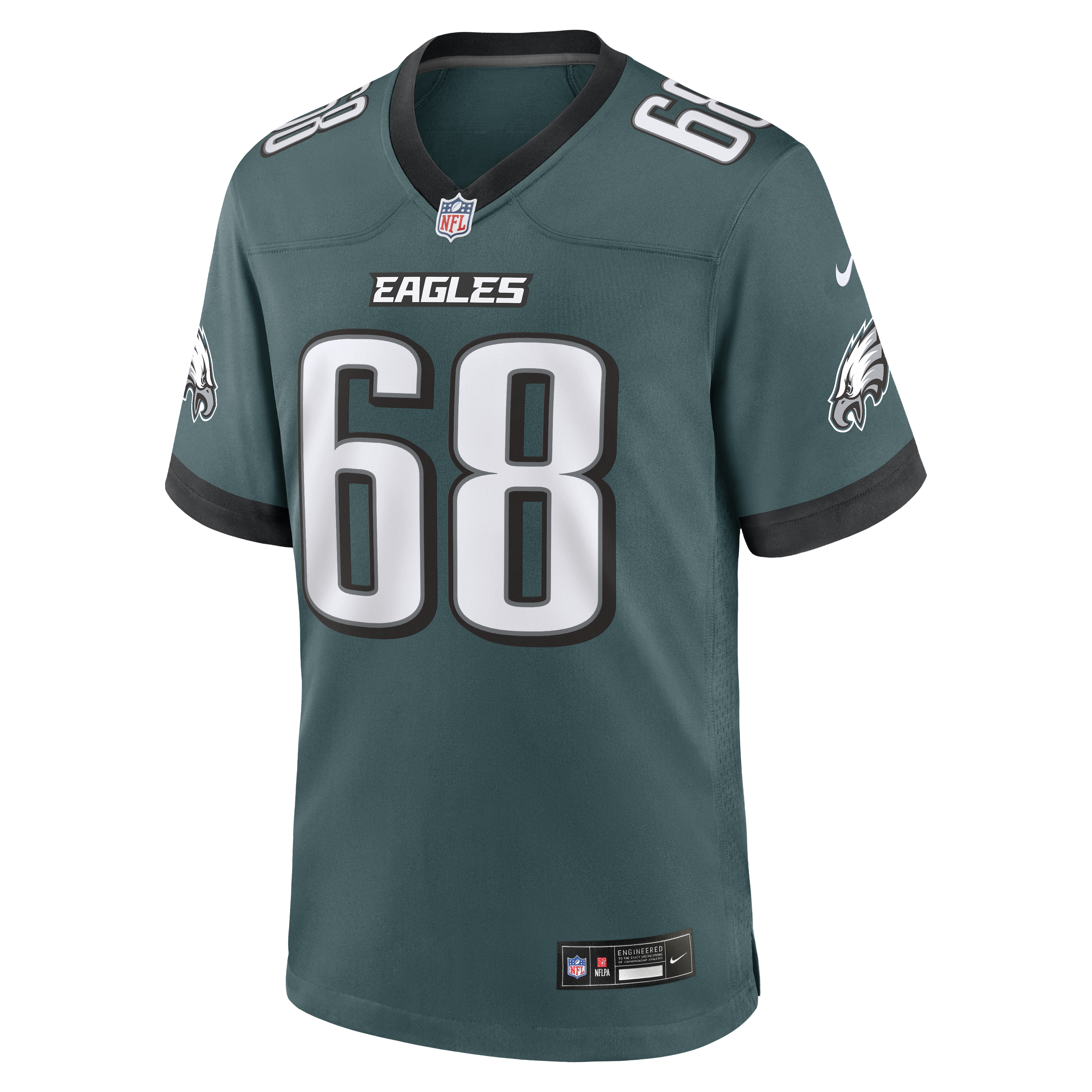 Jordan Mailata Philadelphia Eagles Nike Team Game Jersey -  Midnight Green