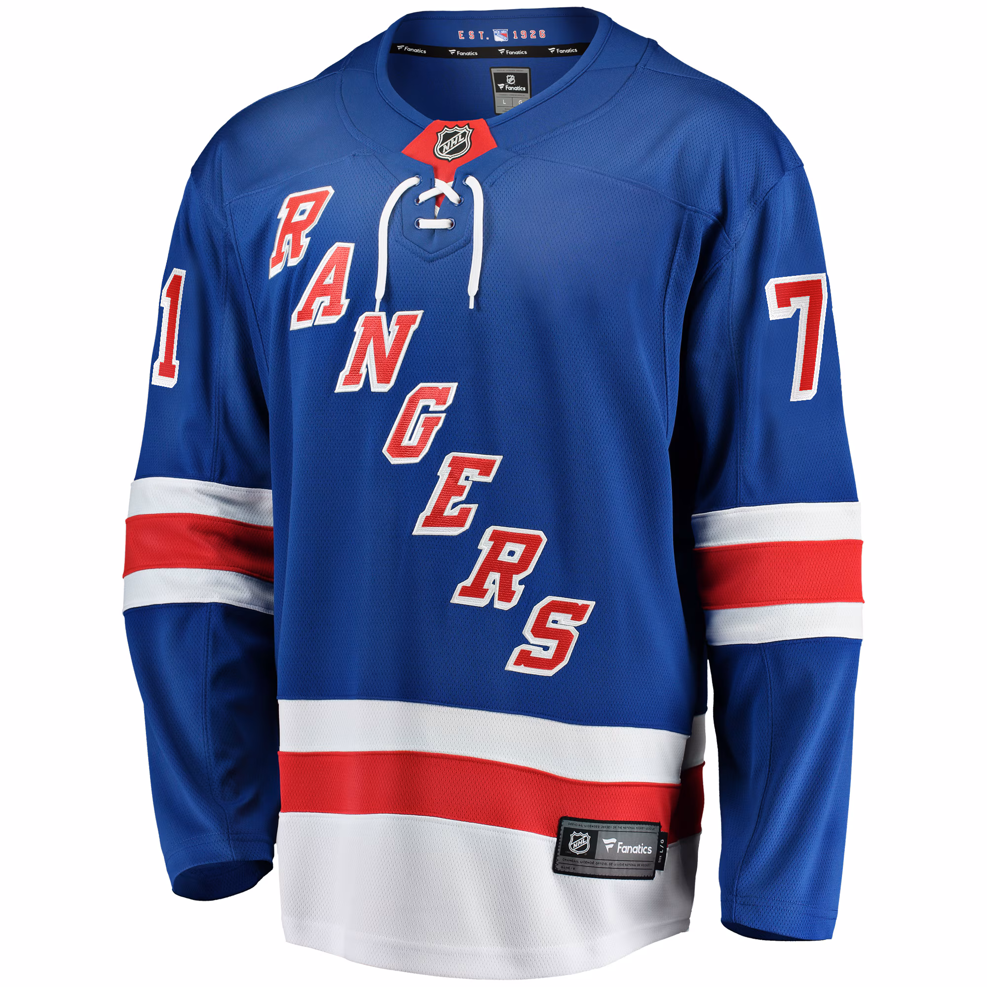 Juuso Parssinen New York Rangers Fanatics Home Breakaway Jersey - Blue