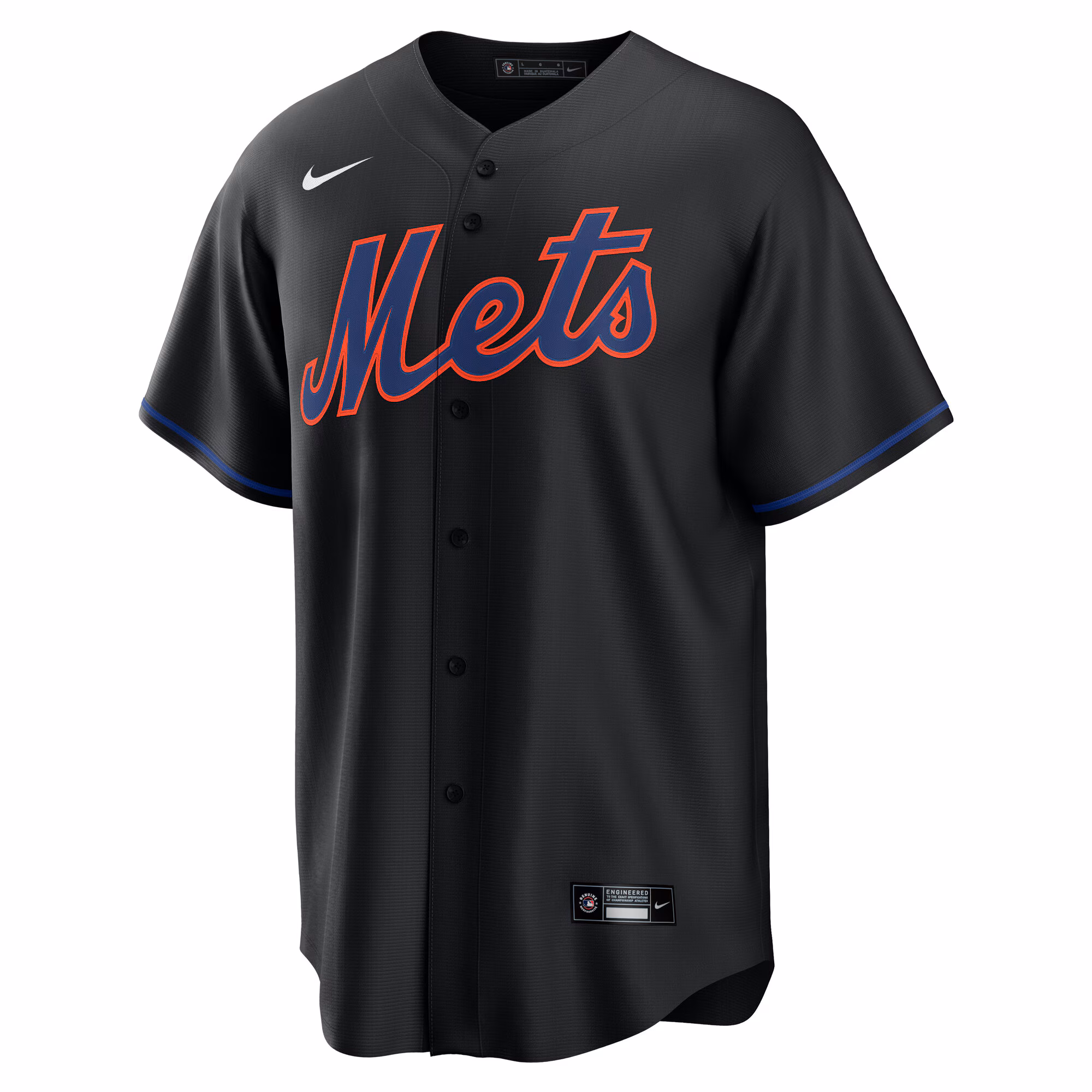 Francisco Lindor New York Mets Nike Alternate Replica Jersey - Black