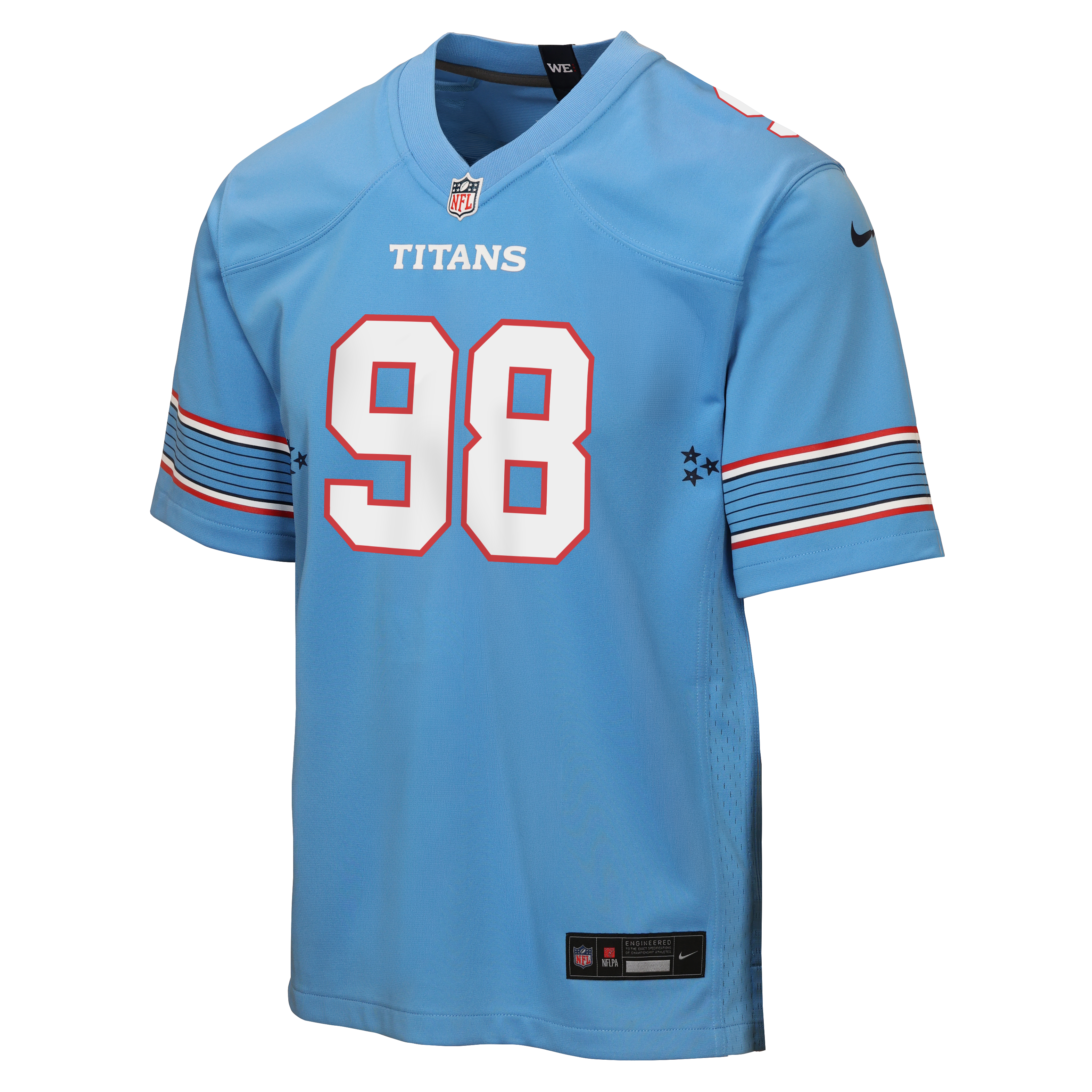 Jeffery Simmons Tennessee Titans Nike Youth Game Jersey - Light Blue
