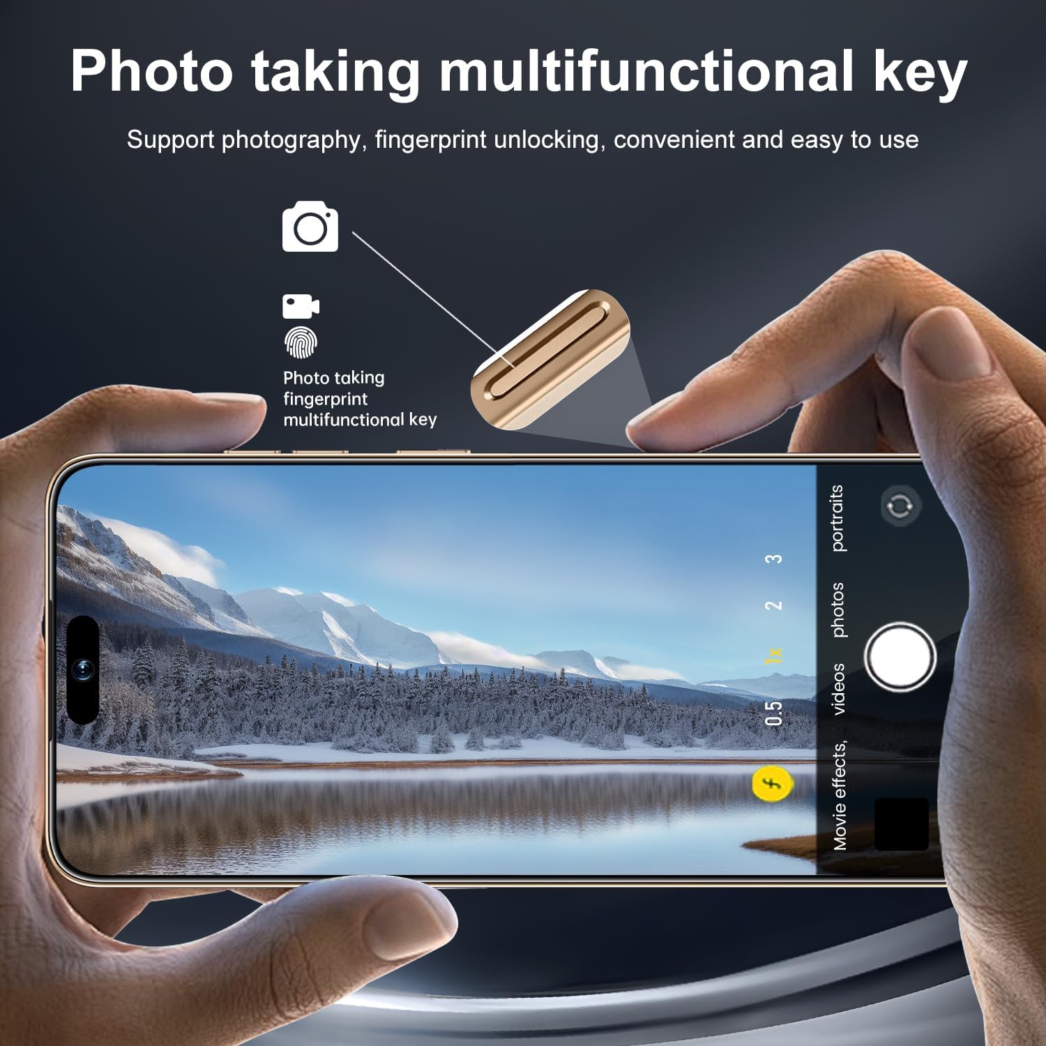 16PM 5G Unlocked Smartphone,12GB+512GB 7000mAh Fully Cell Phone for Android 14, 6.99