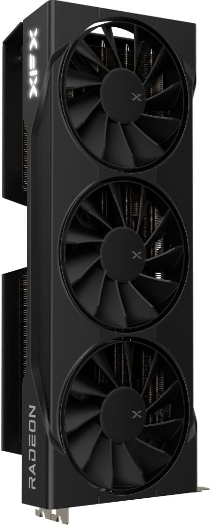 XFX Swift AMD Radeon RX 9070 XT Triple Fan Gaming Edition with 16GB GDDR6 HDMI 3xDP, RDNA 4 RX-97TSWF3B9, Graphics Card, Compatible with Desktop PCs