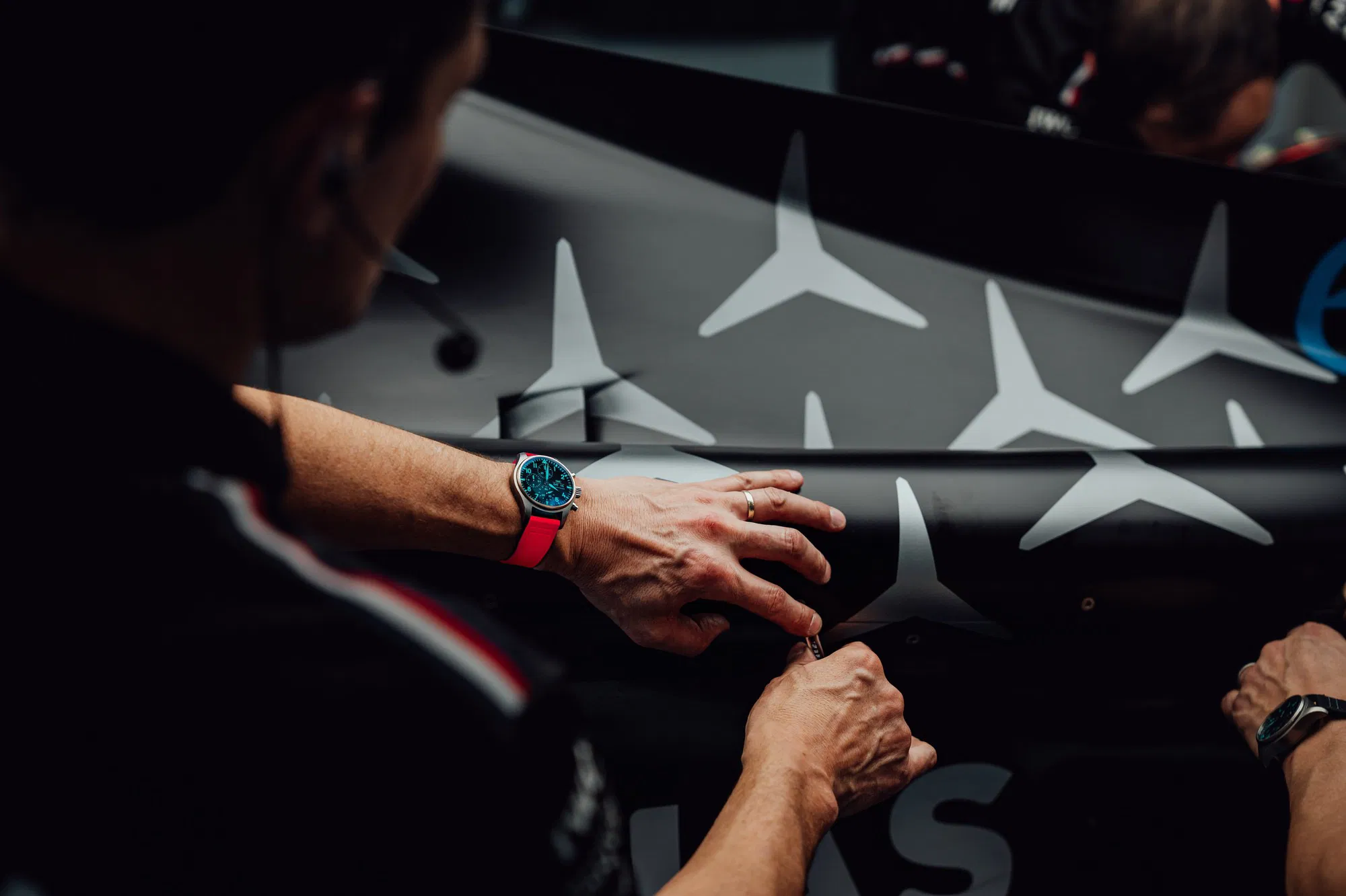 Schaffhausen Pilots watch chronograph 41 mercedes amg petronas formula one team iw388114