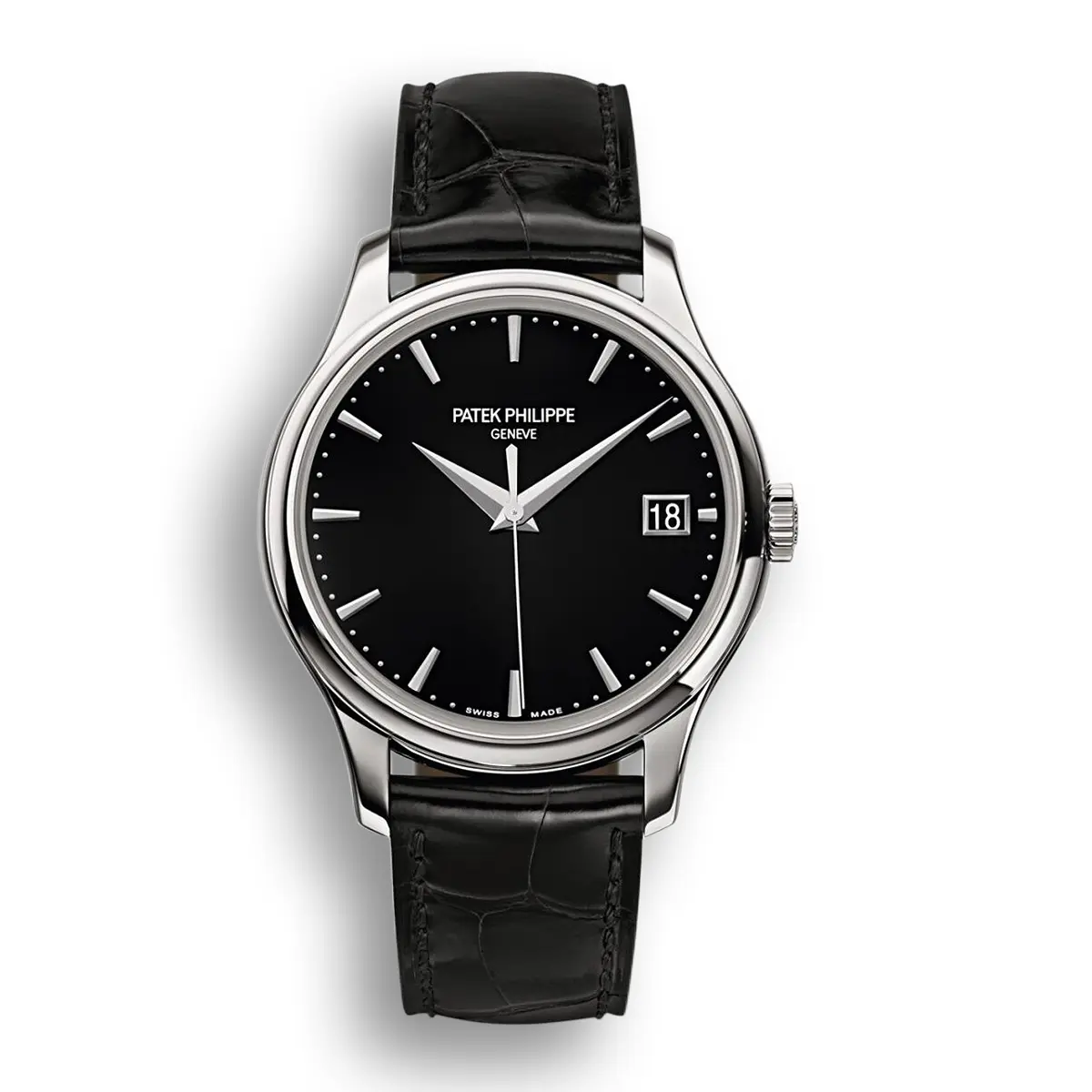 Calatrava 5227G-010 DATE, SWEEP SECONDS. 39 mm,White gold