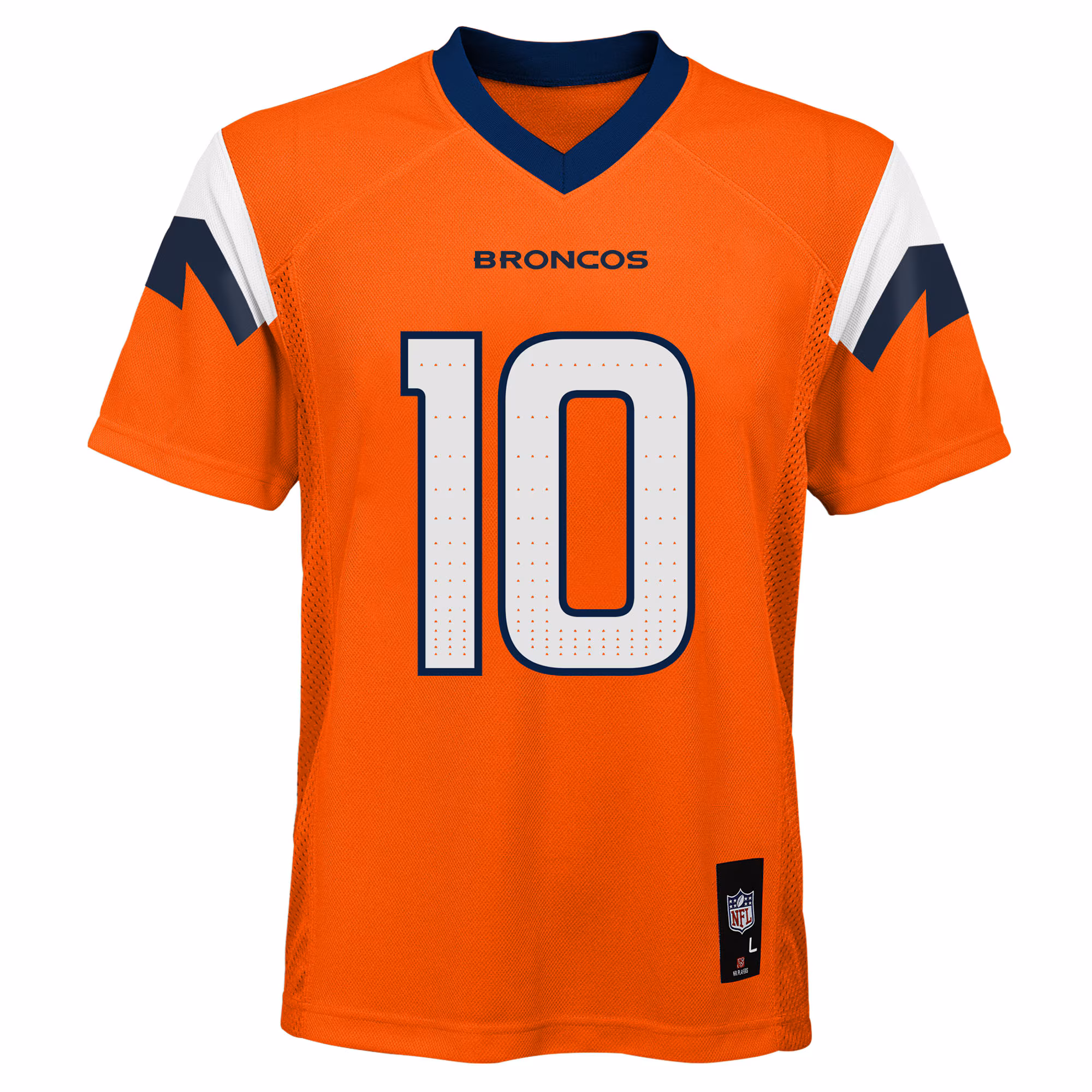 Bo Nix Denver Broncos Youth Replica Player Jersey - Orange