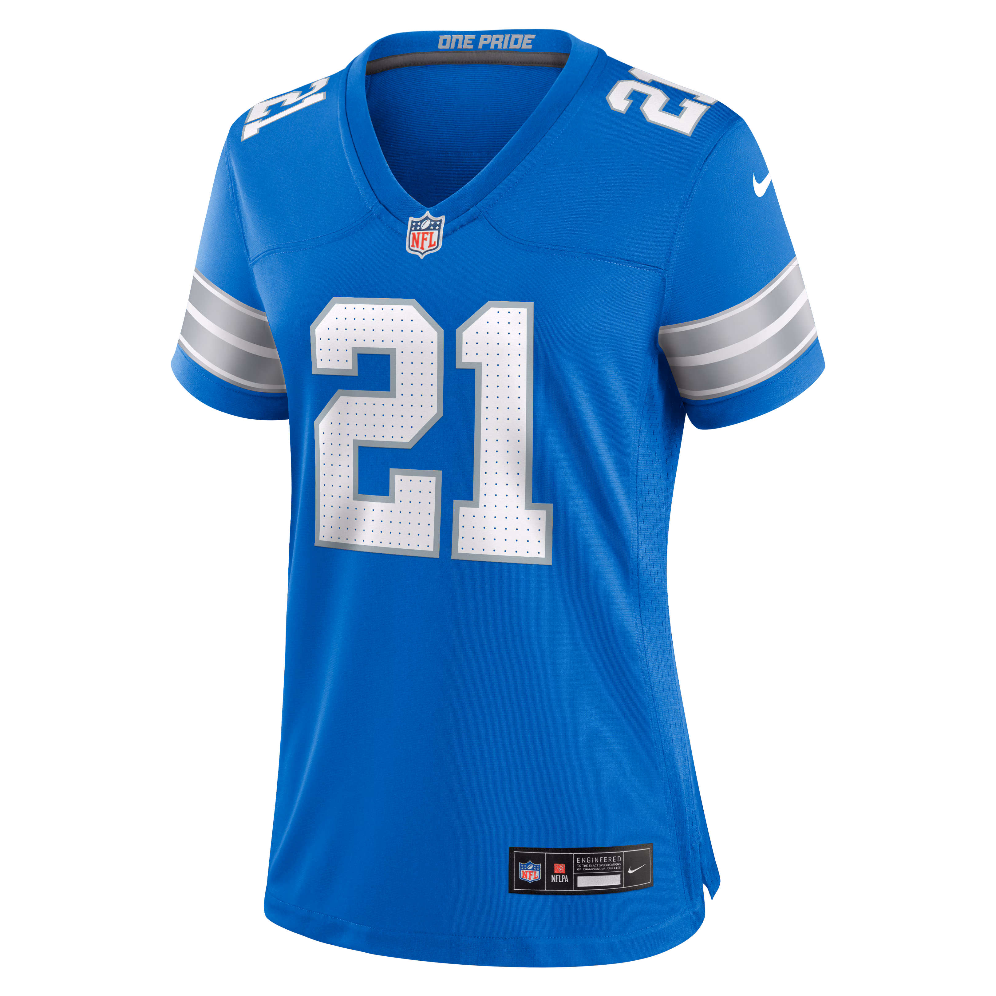 Roger McCreary Detroit Lions Nike Women's Team Game Jersey -  Blue