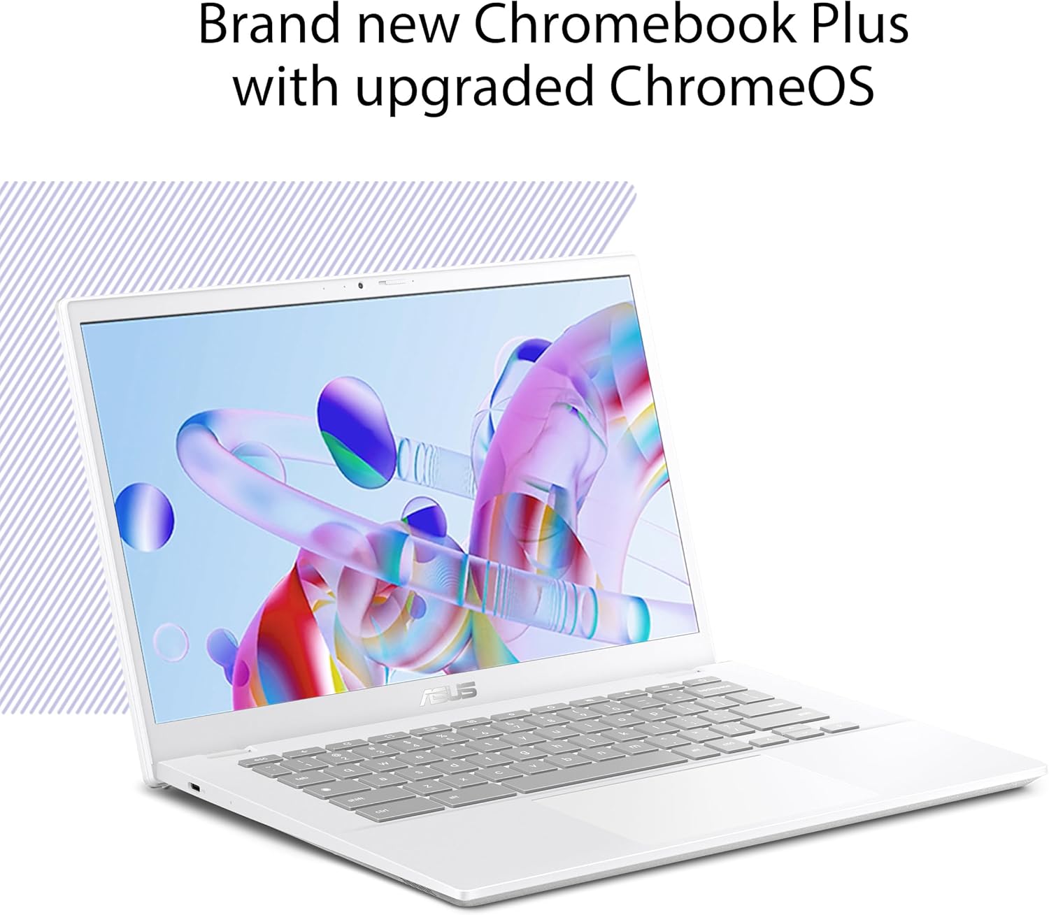 ASUS Chromebook Plus CX34 Laptop with Google AI, 14