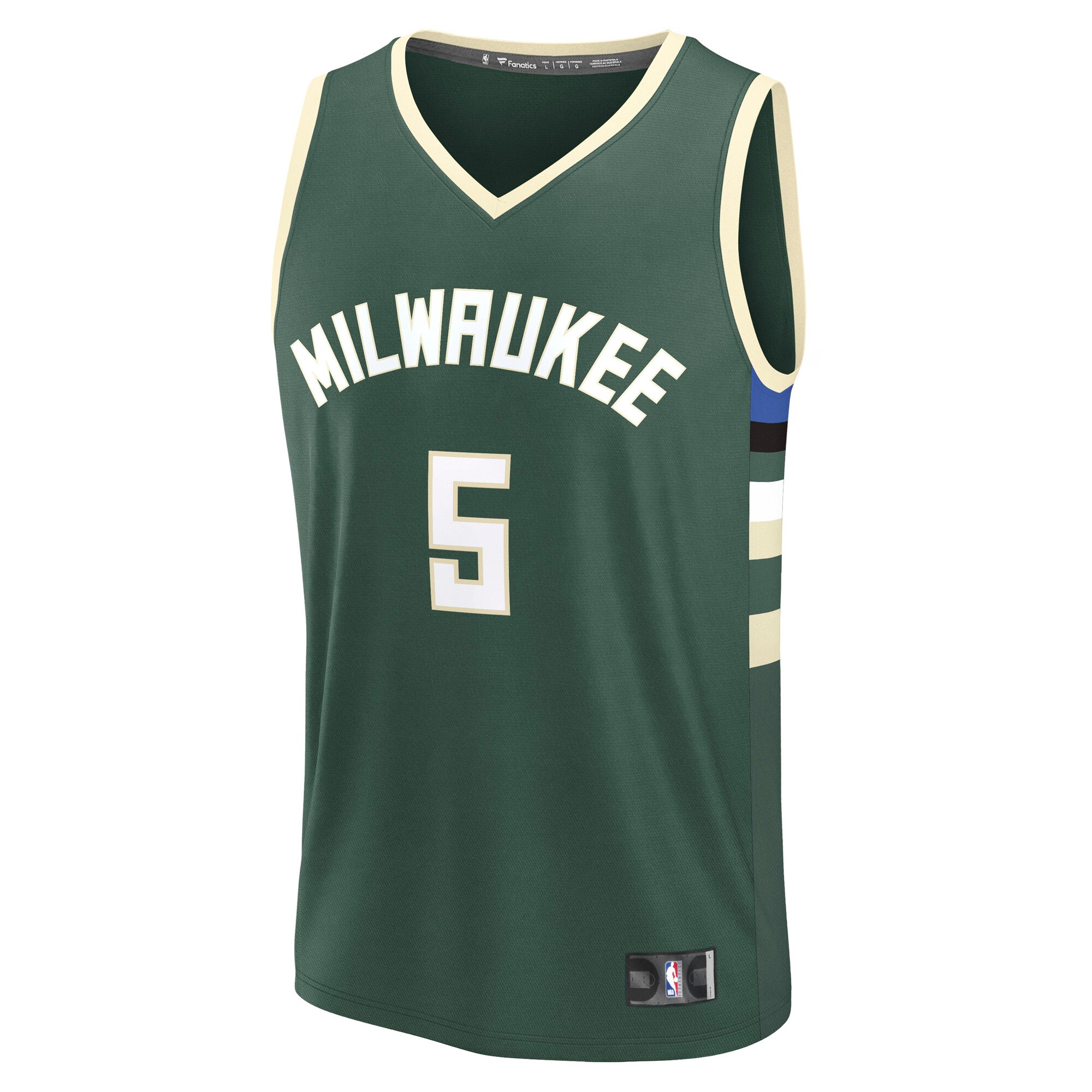 Gary Trent Jr. Milwaukee Bucks Fanatics Fast Break Replica Player Jersey - Icon Edition - Hunter Green