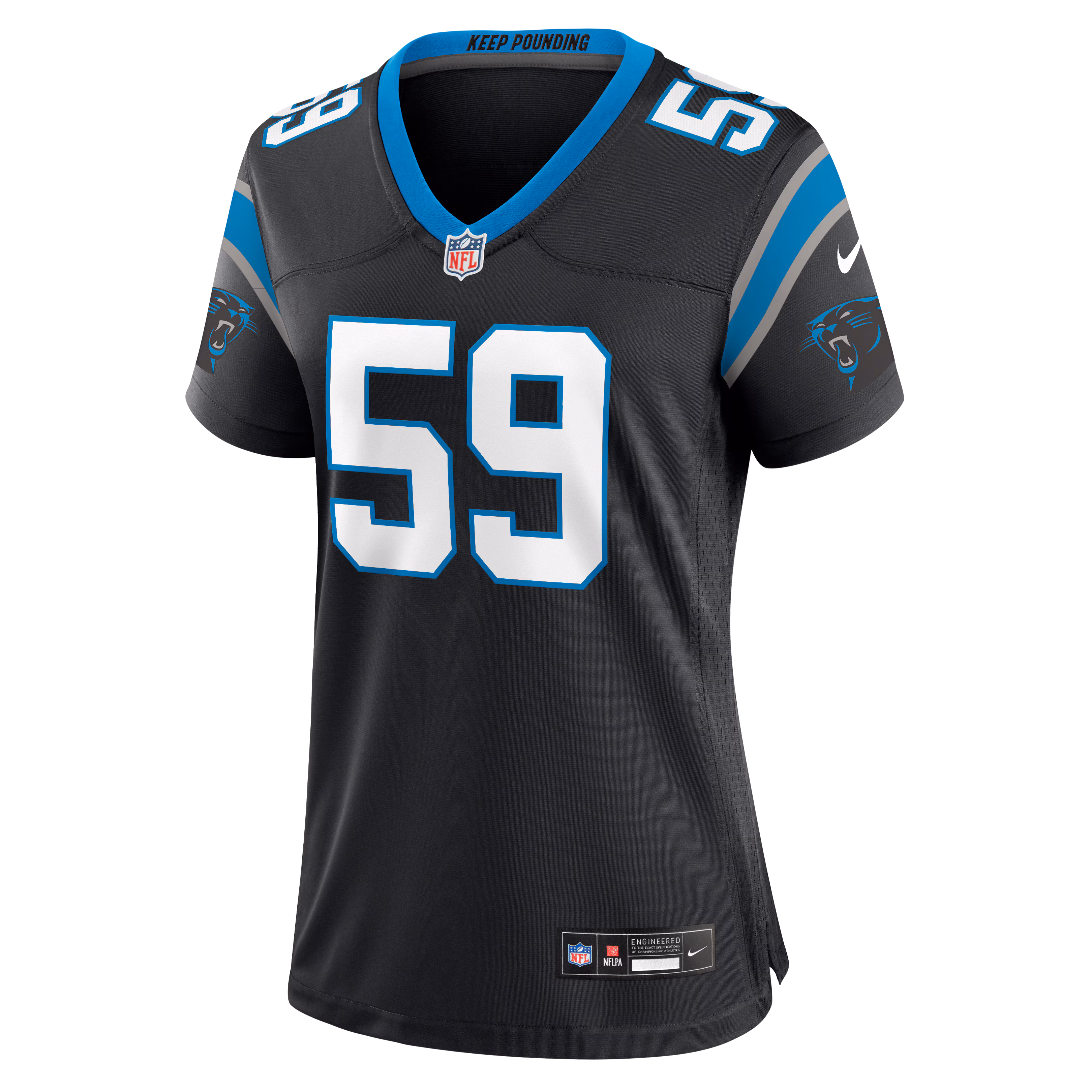Luke Kuechly Carolina Panthers Nike Women's Team Game Jersey -  Black