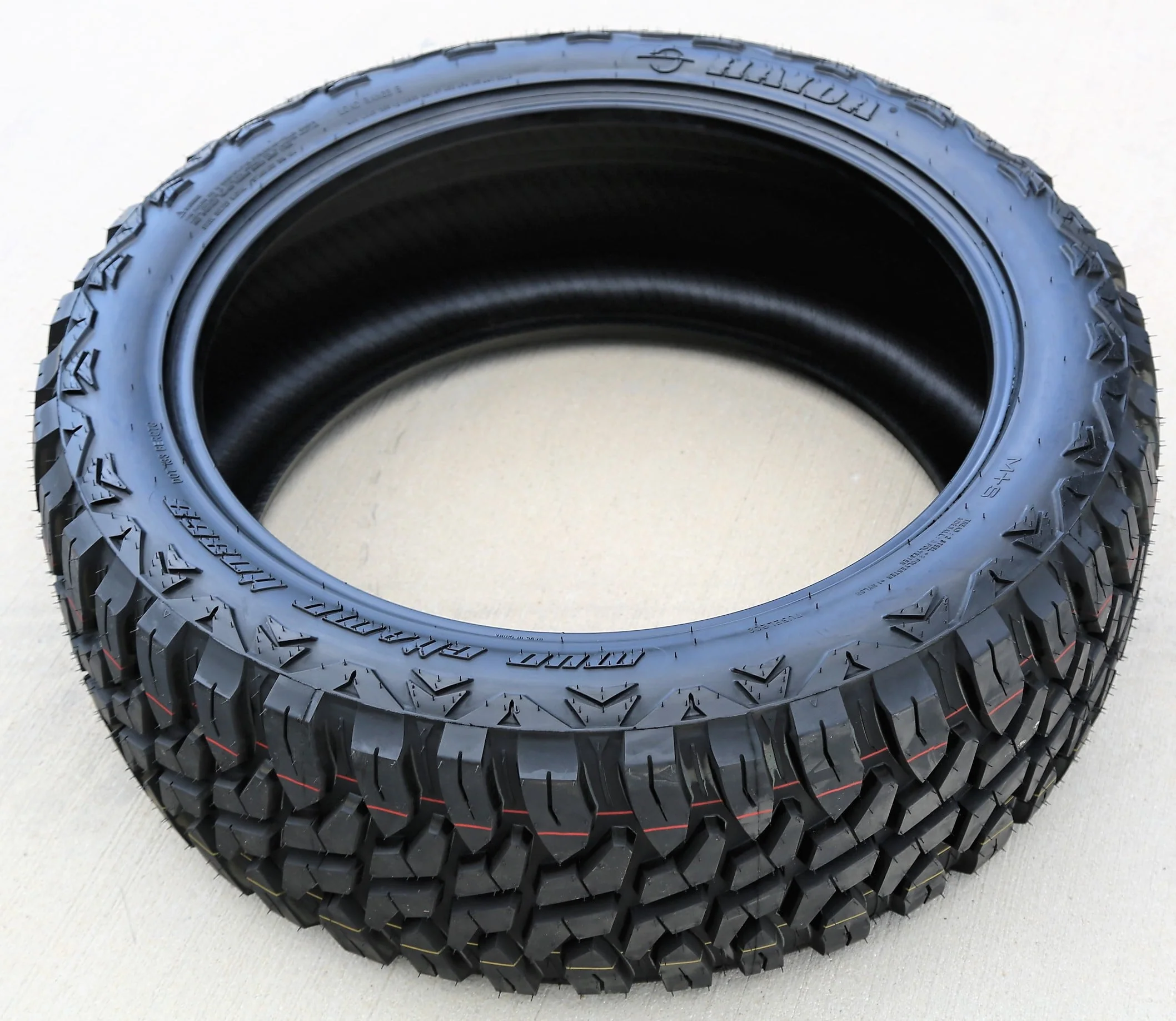 Set of 4 (four) 275/65R20 126/123Q E (10 ply) M/T mud tires