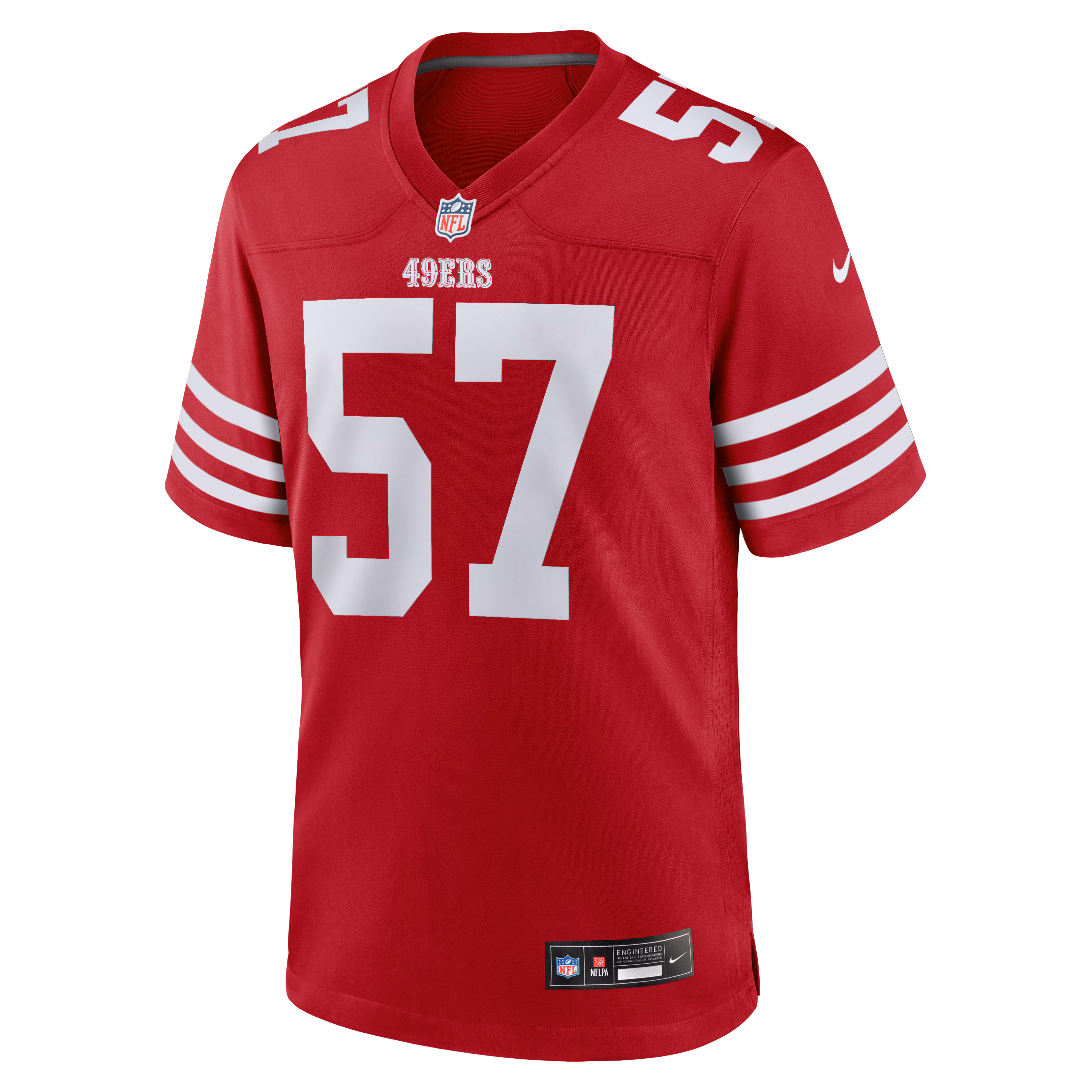 Luke Gifford San Francisco 49ers Nike Team Game Jersey -  Scarlet