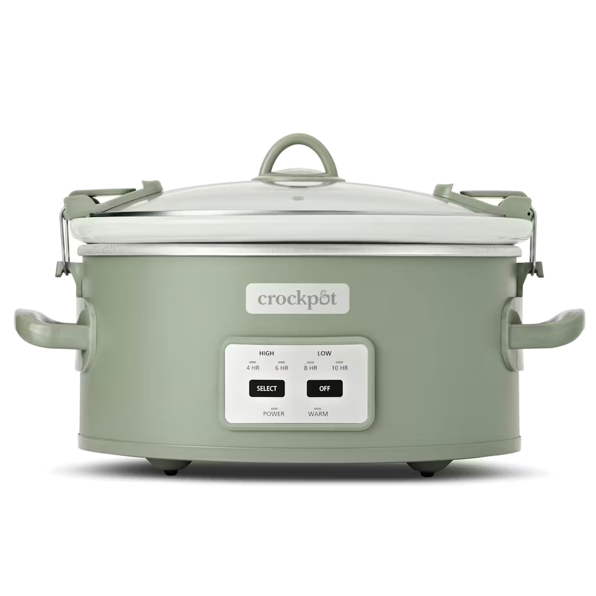 CROCK-POT Locking Lid 6qt Programmable Slow Cooker - Green