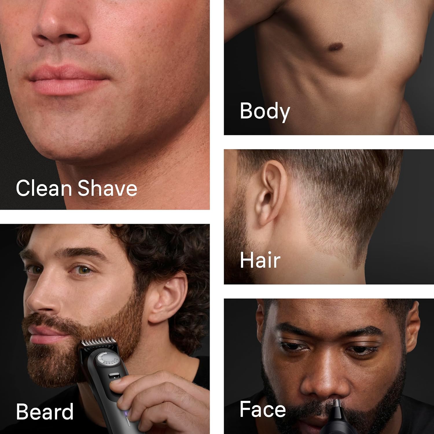 Braun Series 9 PRO All-in-One Beard & Body Grooming Kit for Men, Cordless Trimmer, Hair Clippers & Shaver for Face, Hair & Body with Gillette Labs Razor, AIO 9570